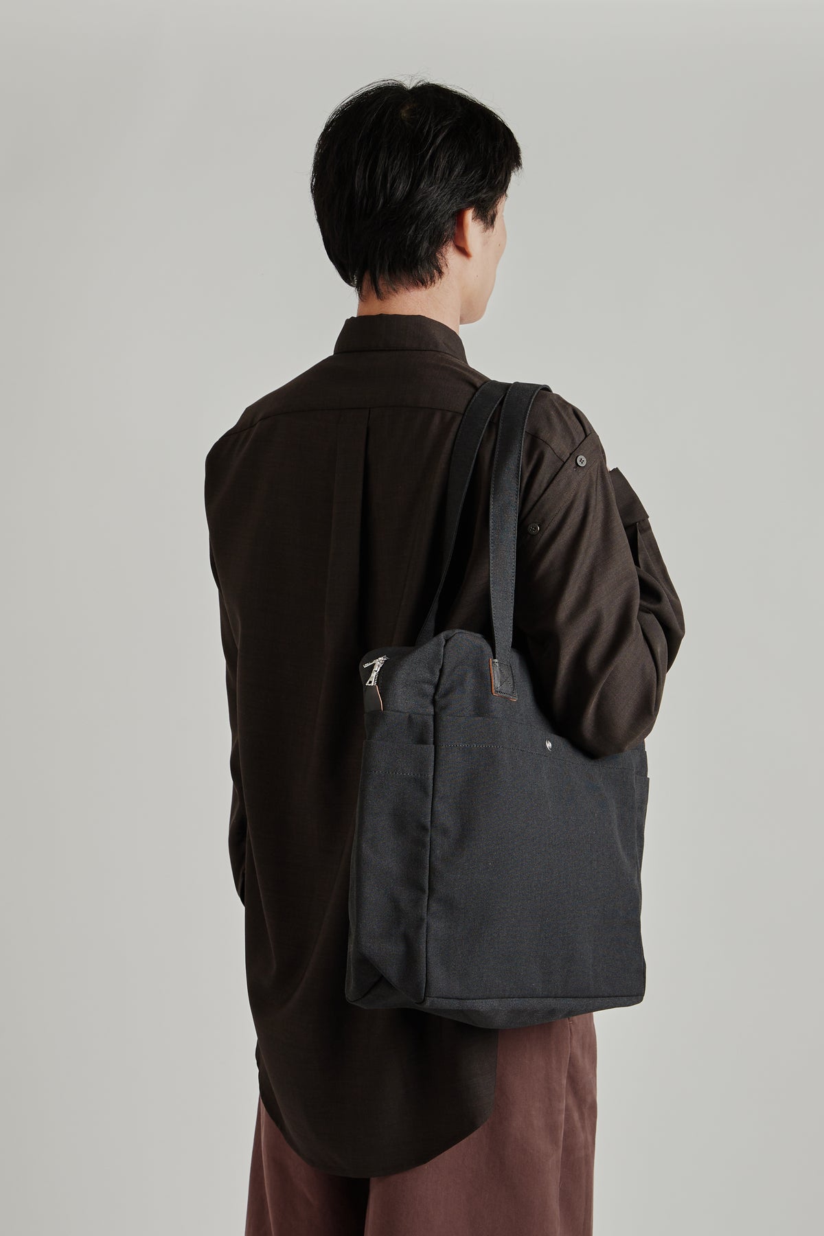 Zip Tote Bag - Black