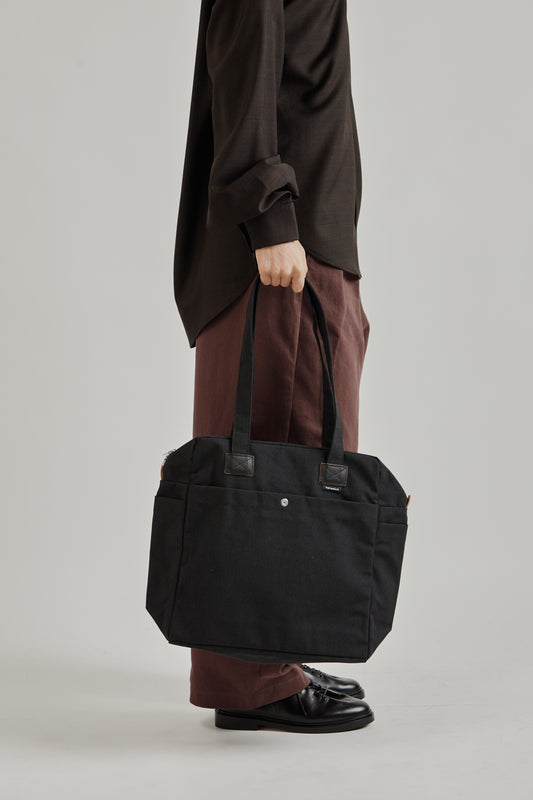 Zip Tote Bag - Black
