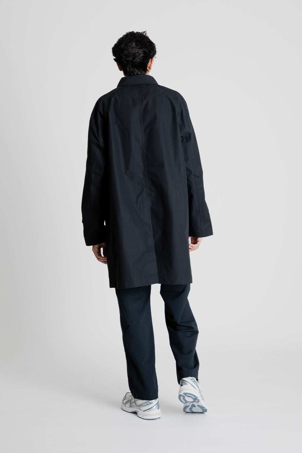 Nanamica Gore-Tex Soutien Collar Coat in Black | Wallace Mercantile Sh