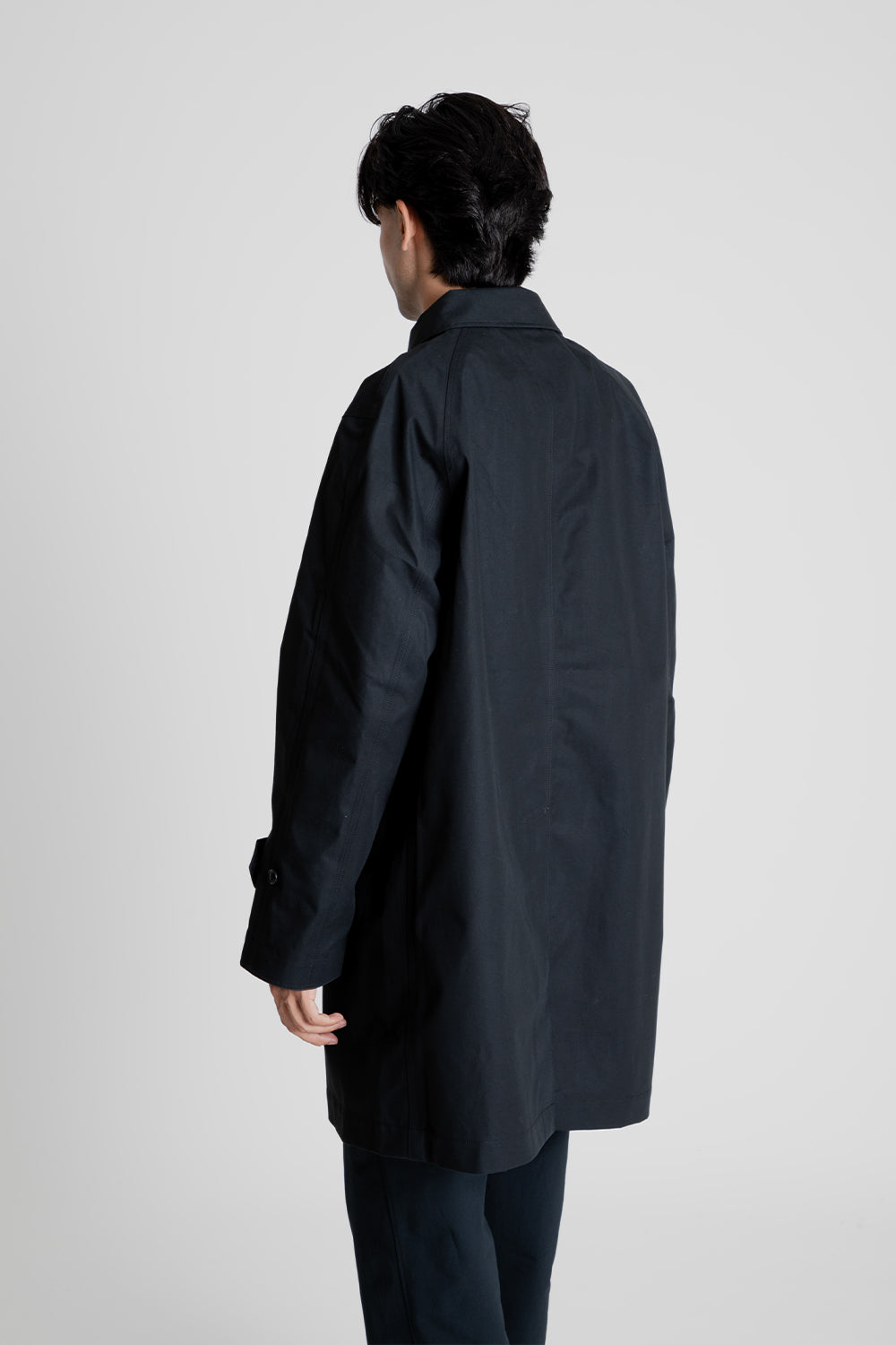Nanamica GORE-TEX Soutien Collar Coat in Black