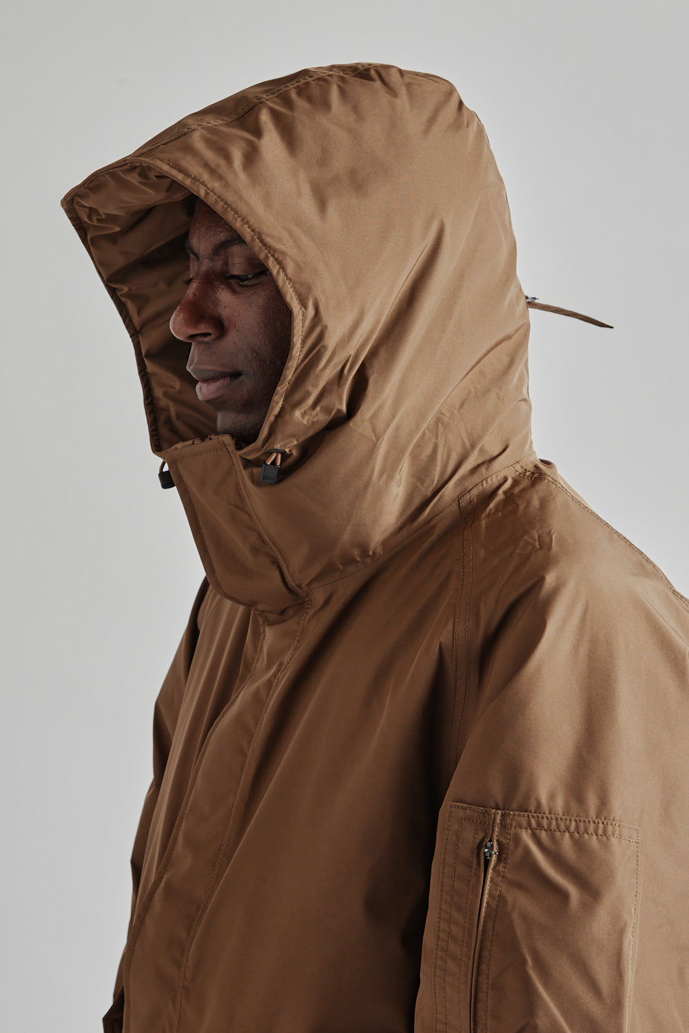 Nanamica Gore Tex Down Coat Wet Sand 014