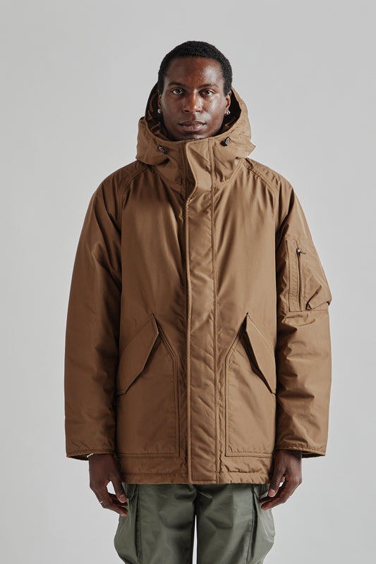 Nanamica Gore Tex Down Coat Wet Sand 02