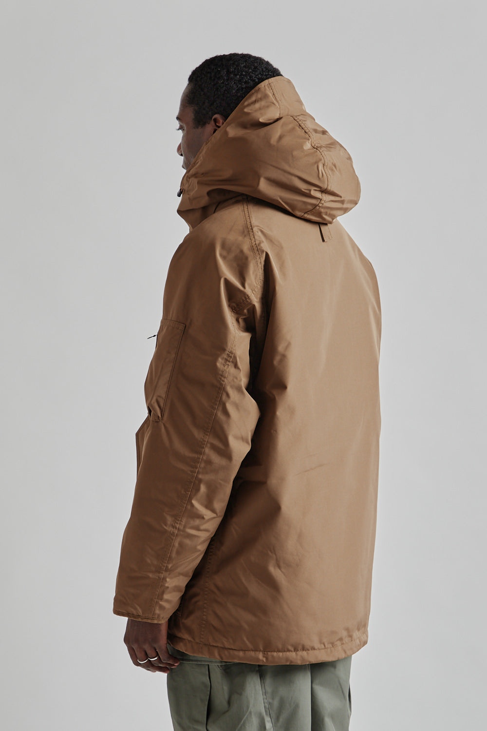 Nanamica Gore Tex Down Coat Wet Sand 04