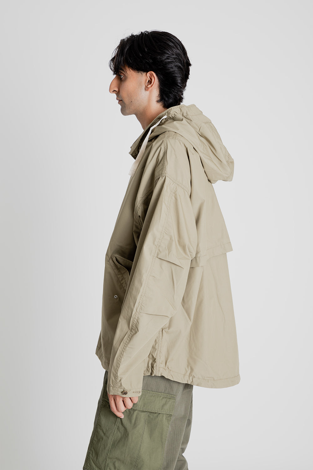 Nanamica Hooded Jacket in Khaki