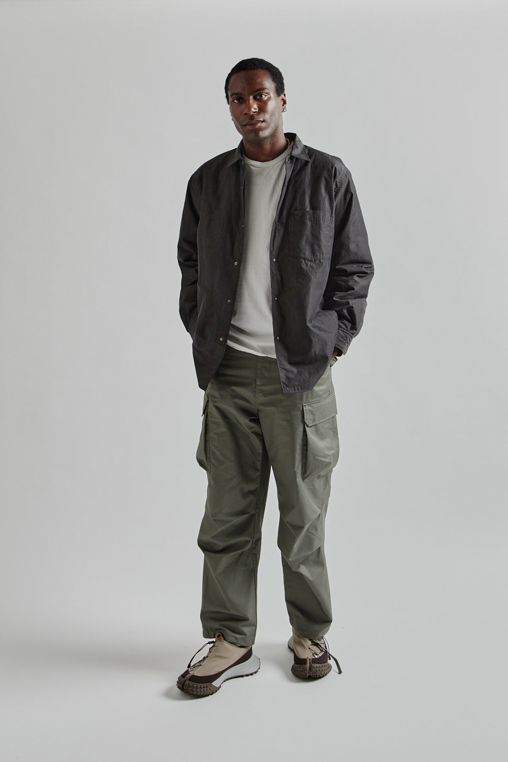 NANAMICA - INSULATION SHIRT JACKET BEIGE – SOLAR MTP