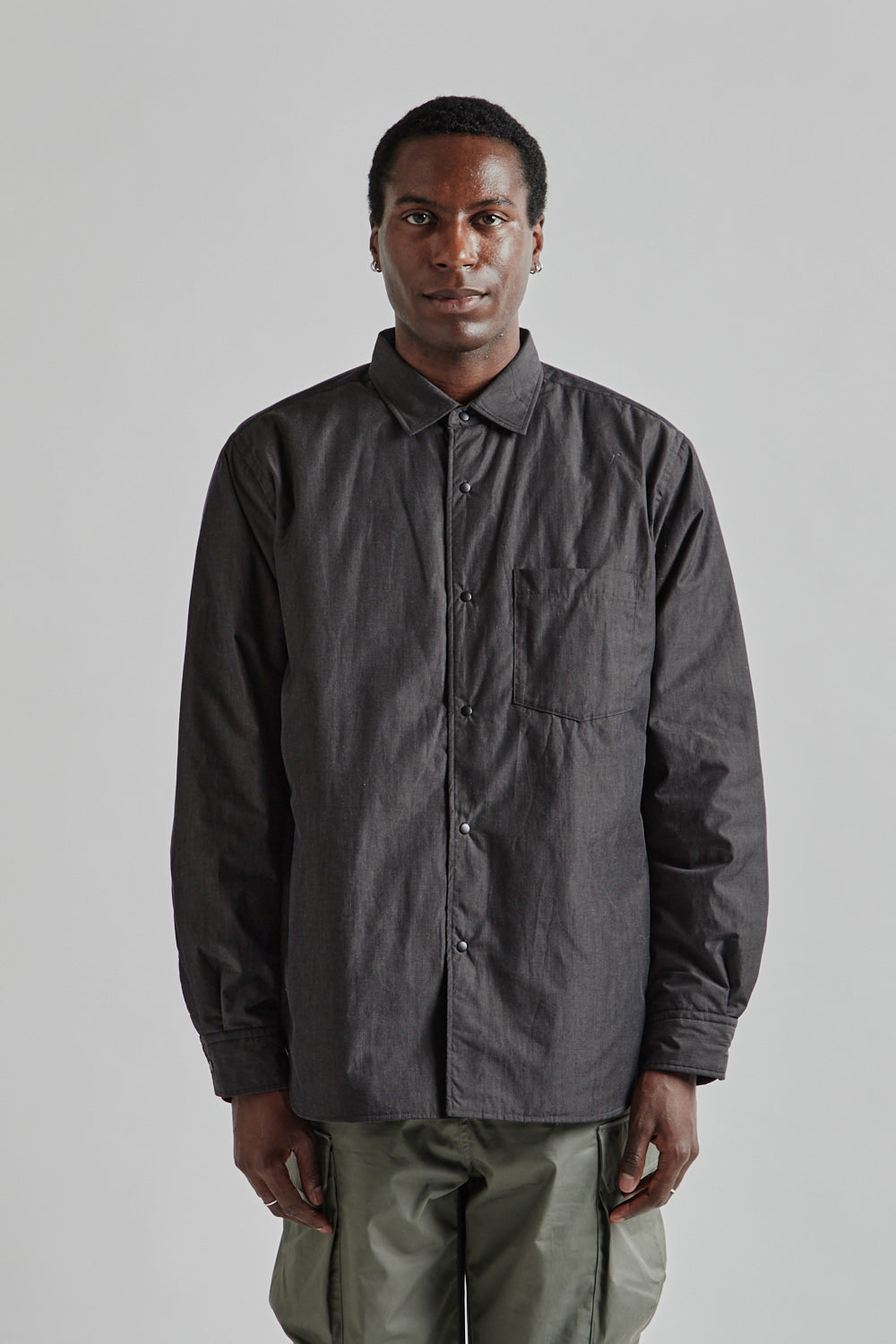 Nanamica Insulation Shirt Jacket Gray 02