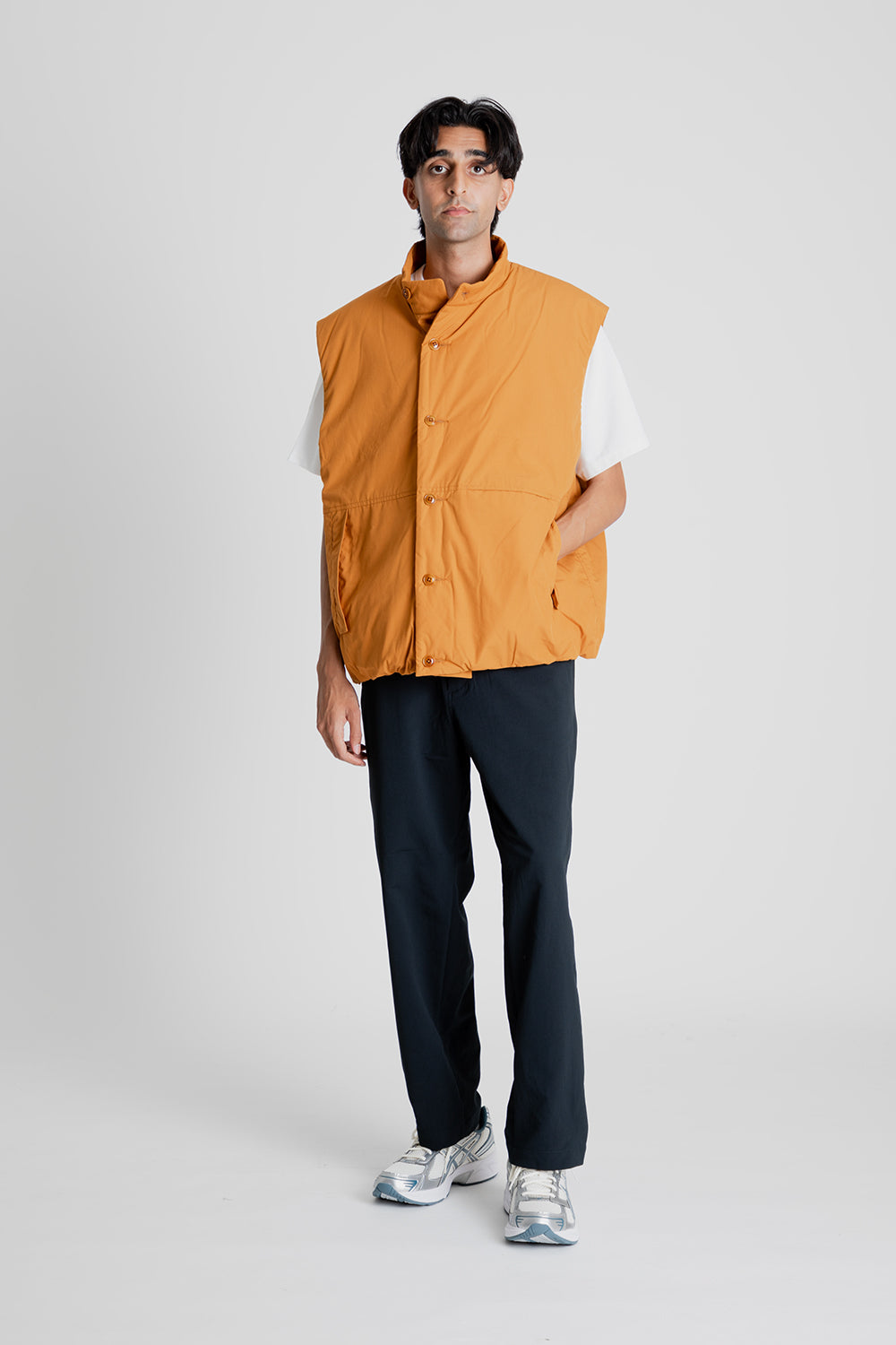 Nanamica Insulation Vest in Sunset | Wallace Mercantile Shop