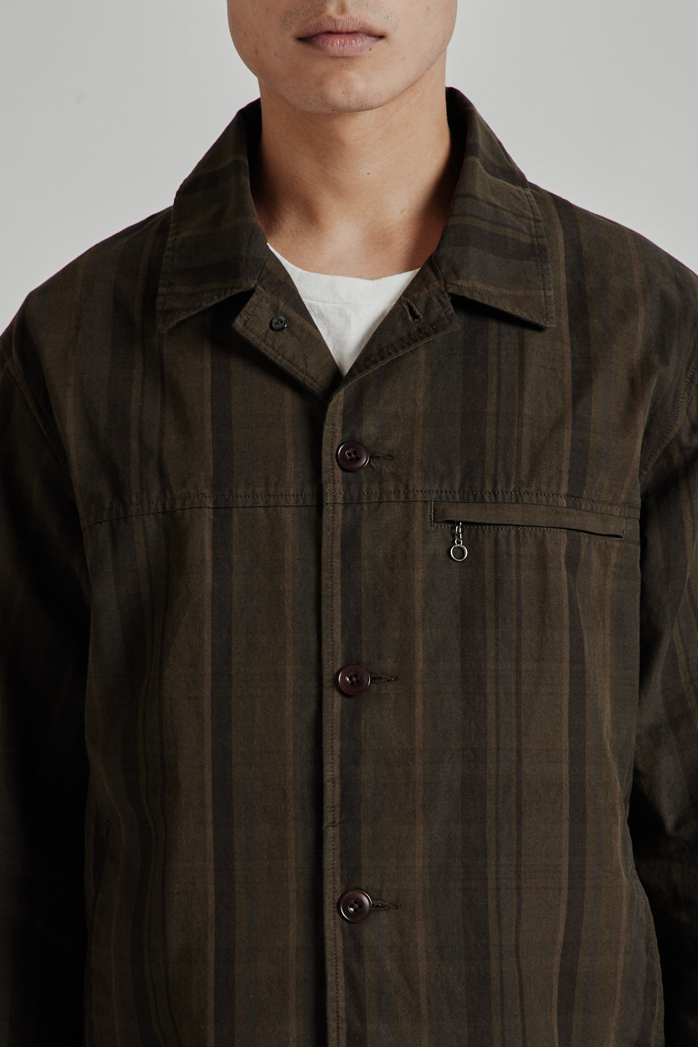 Nanamica Plaid Dock Jacket Brown 12