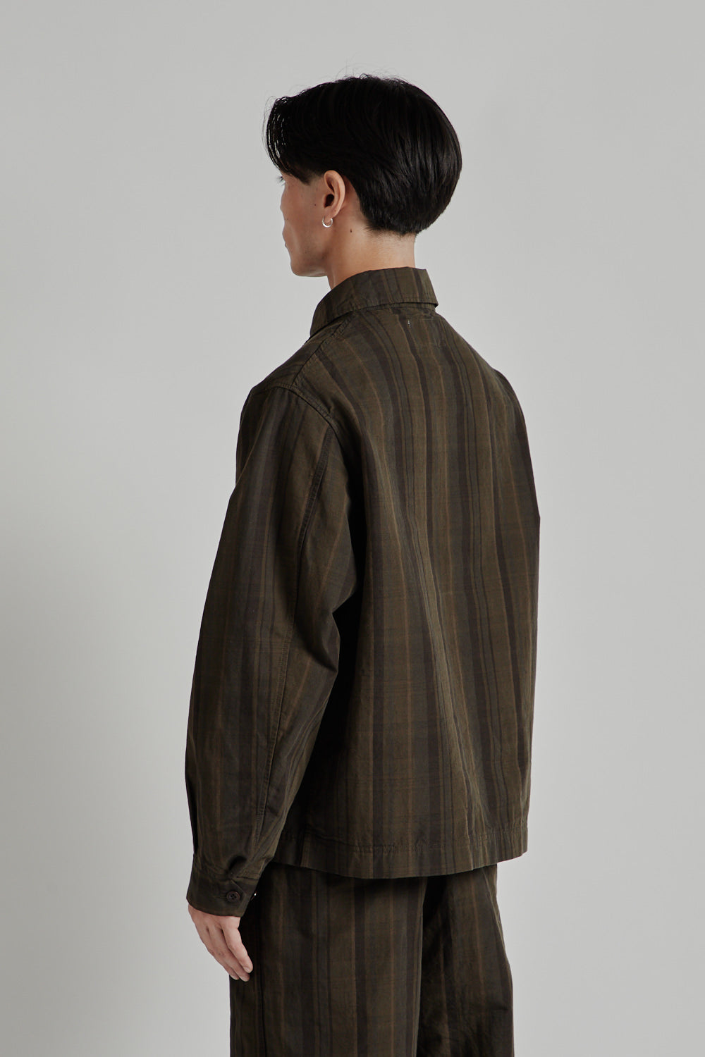 Nanamica Plaid Dock Jacket Brown 4