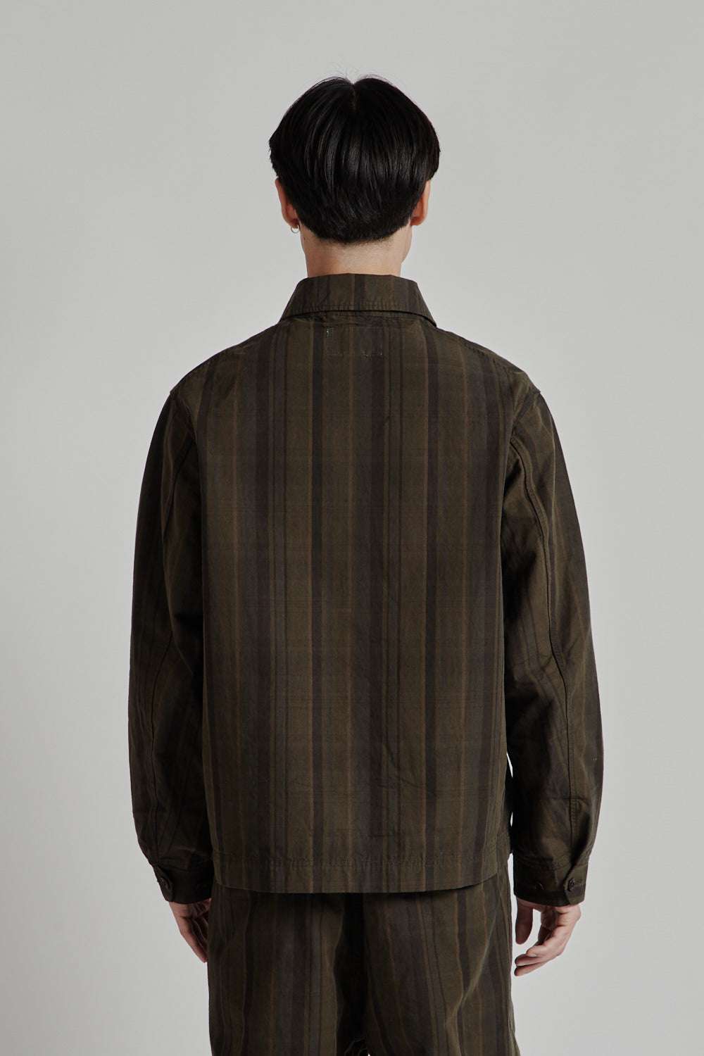 Nanamica Plaid Dock Jacket Brown 5