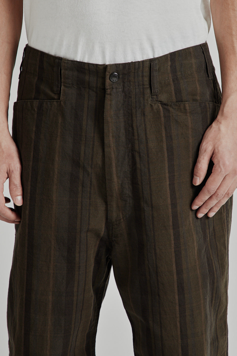 Nanamica Plaid Dock Pants Brown 10