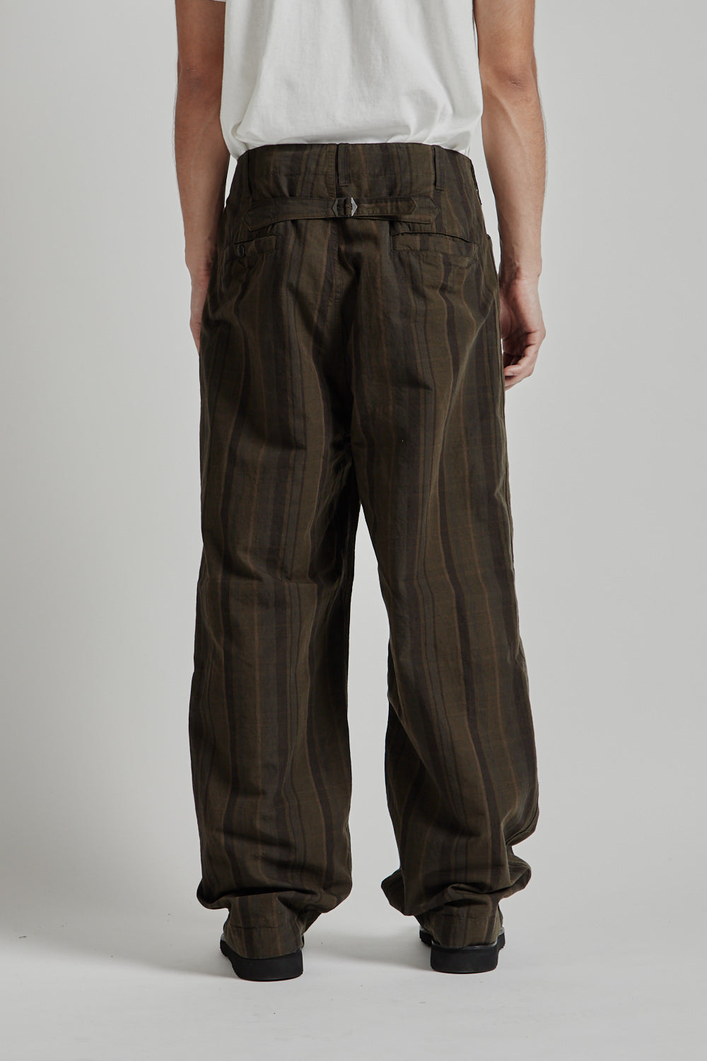 Nanamica Plaid Dock Pants Brown 8