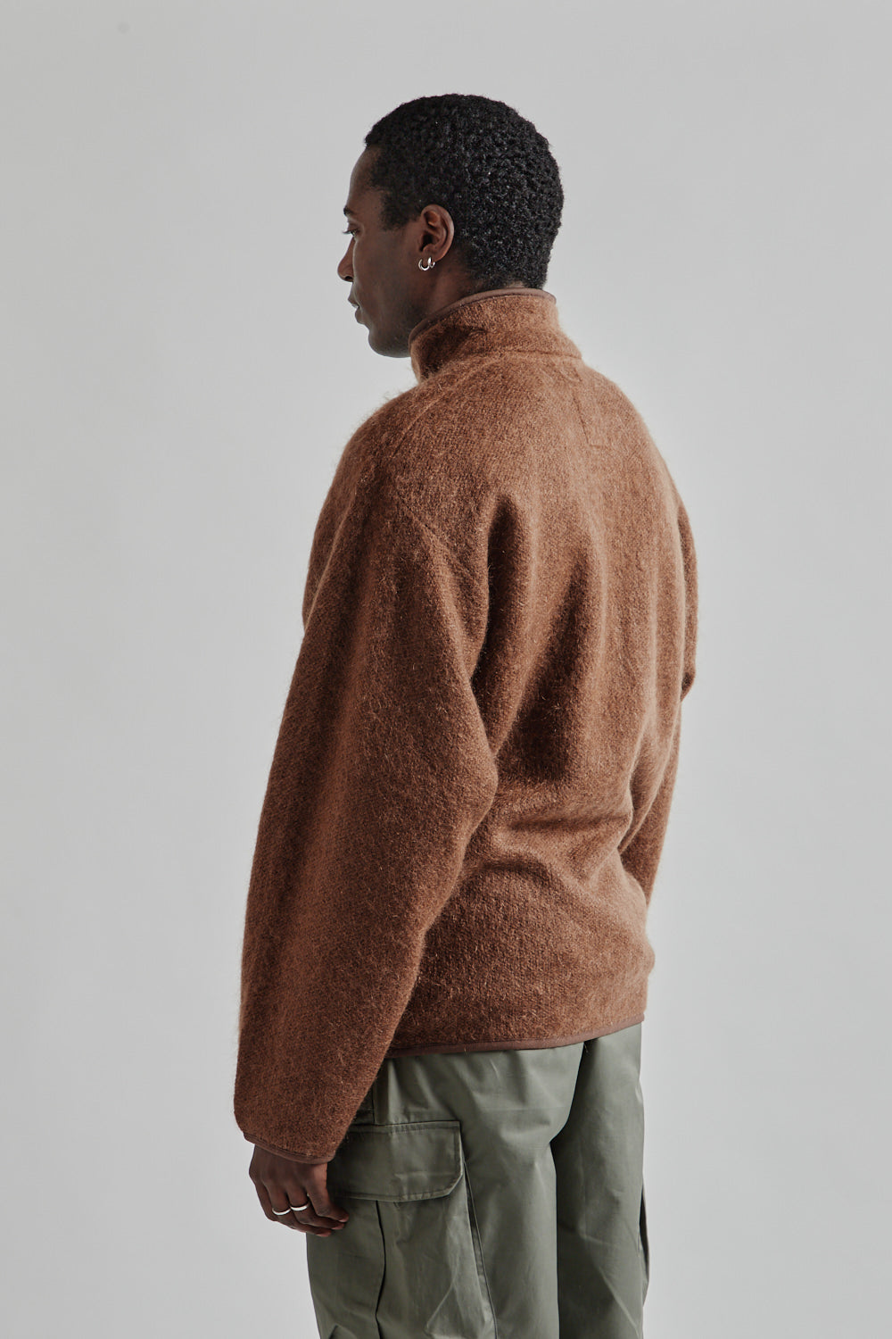 Nanamica Pullover Mohair Sweater - Brown | Wallace Nanamica Pullover Mohair Sweater - Brown | Wallace