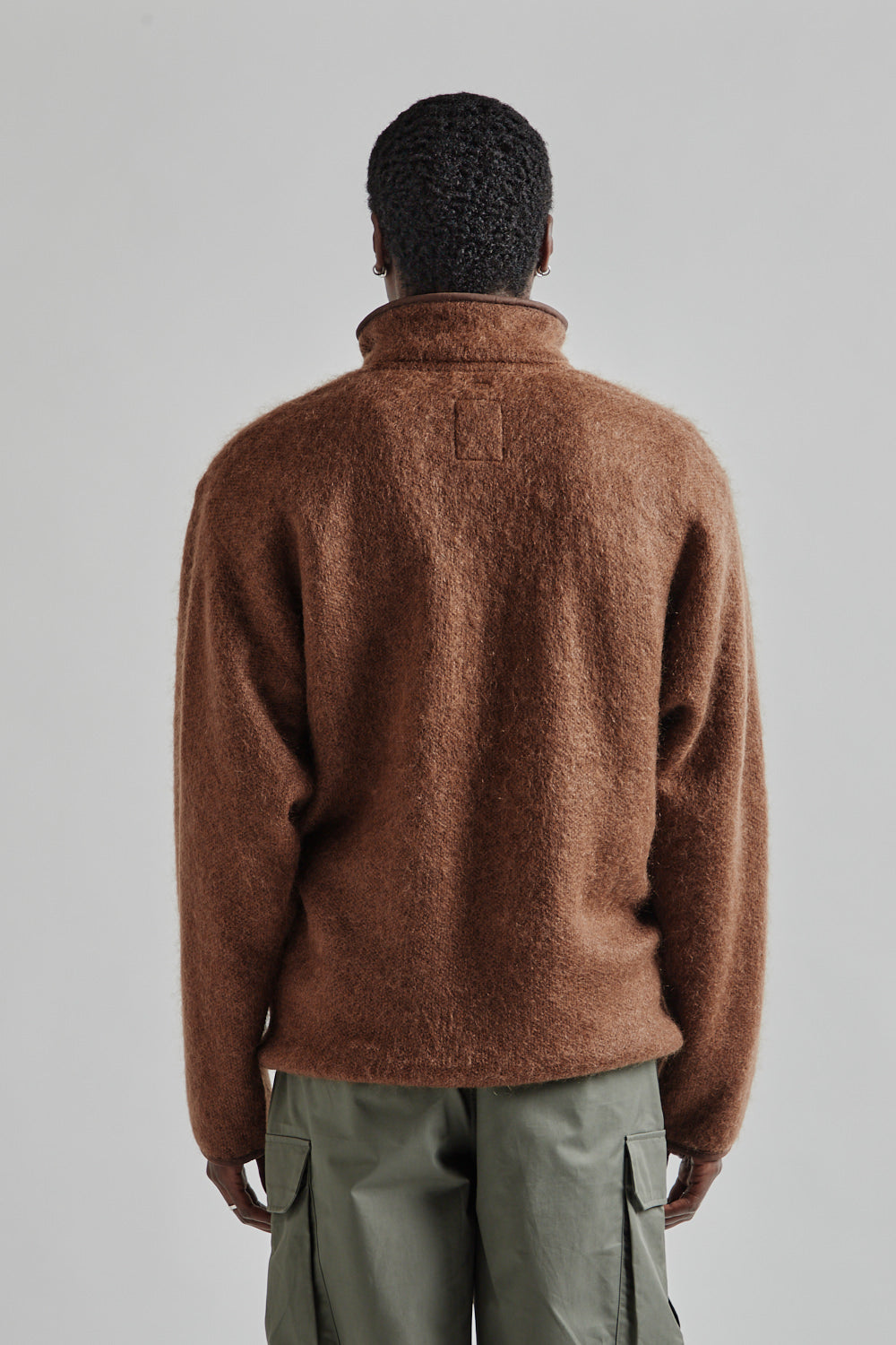 Nanamica Pullover Mohair Sweater Brown 5