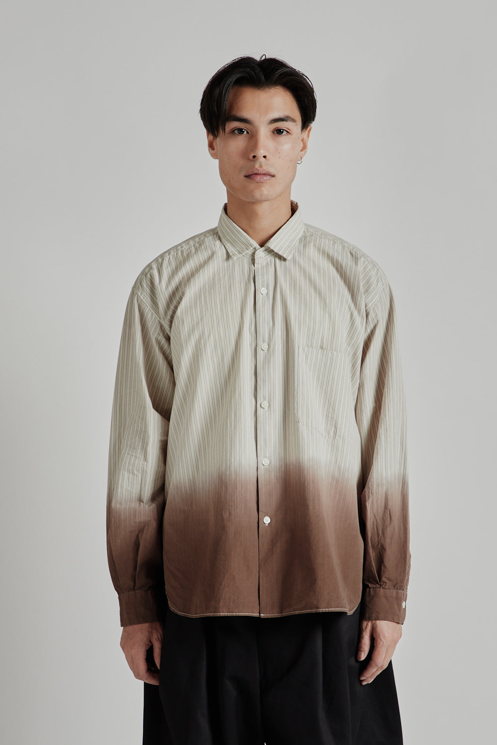 Nanamica Regular Collar Wind Shirt Beige 15