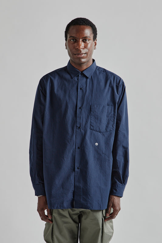 Nanamica Regular Collar Wind Shirt Dark Navy 2