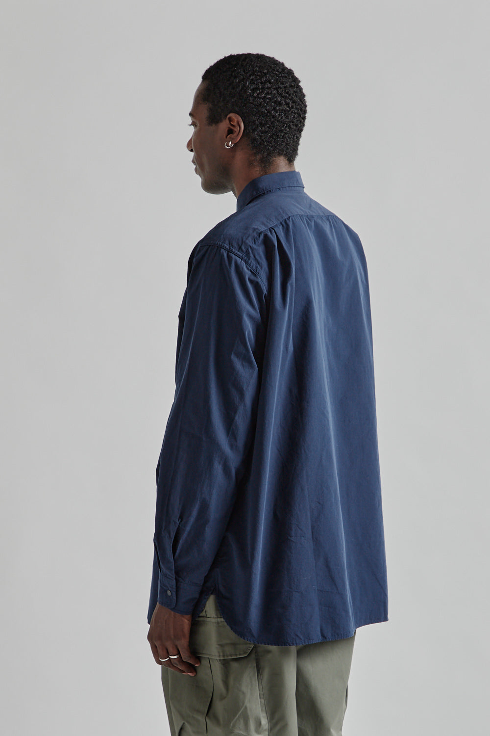 Nanamica Regular Collar Wind Shirt Dark Navy 4