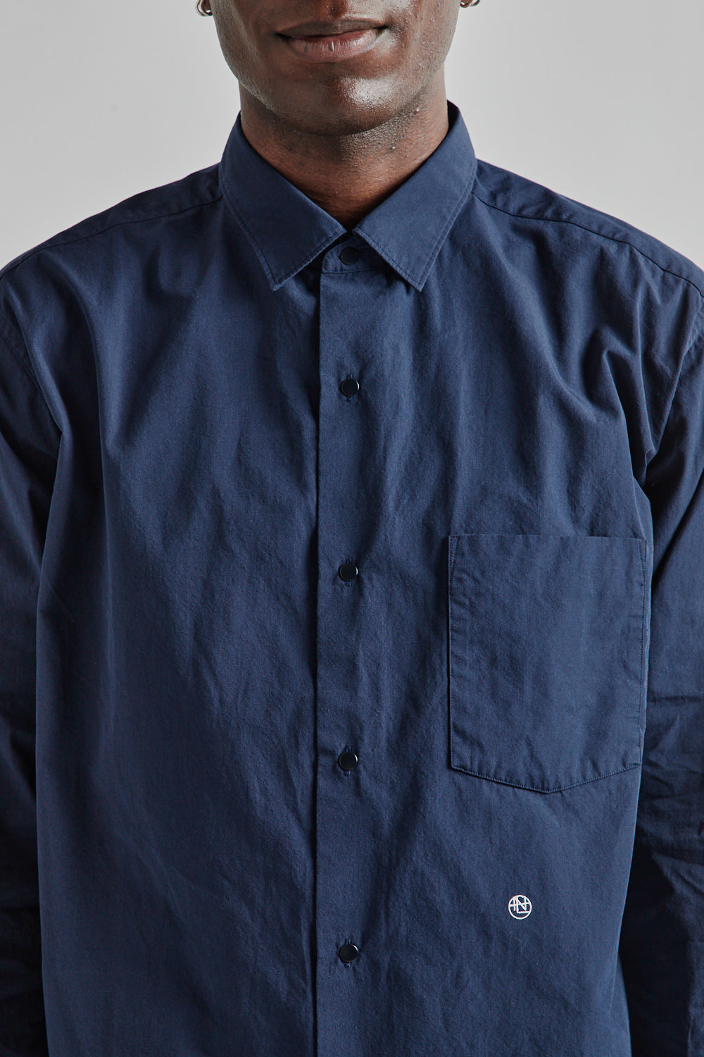 Nanamica Regular Collar Wind Shirt Dark Navy 6
