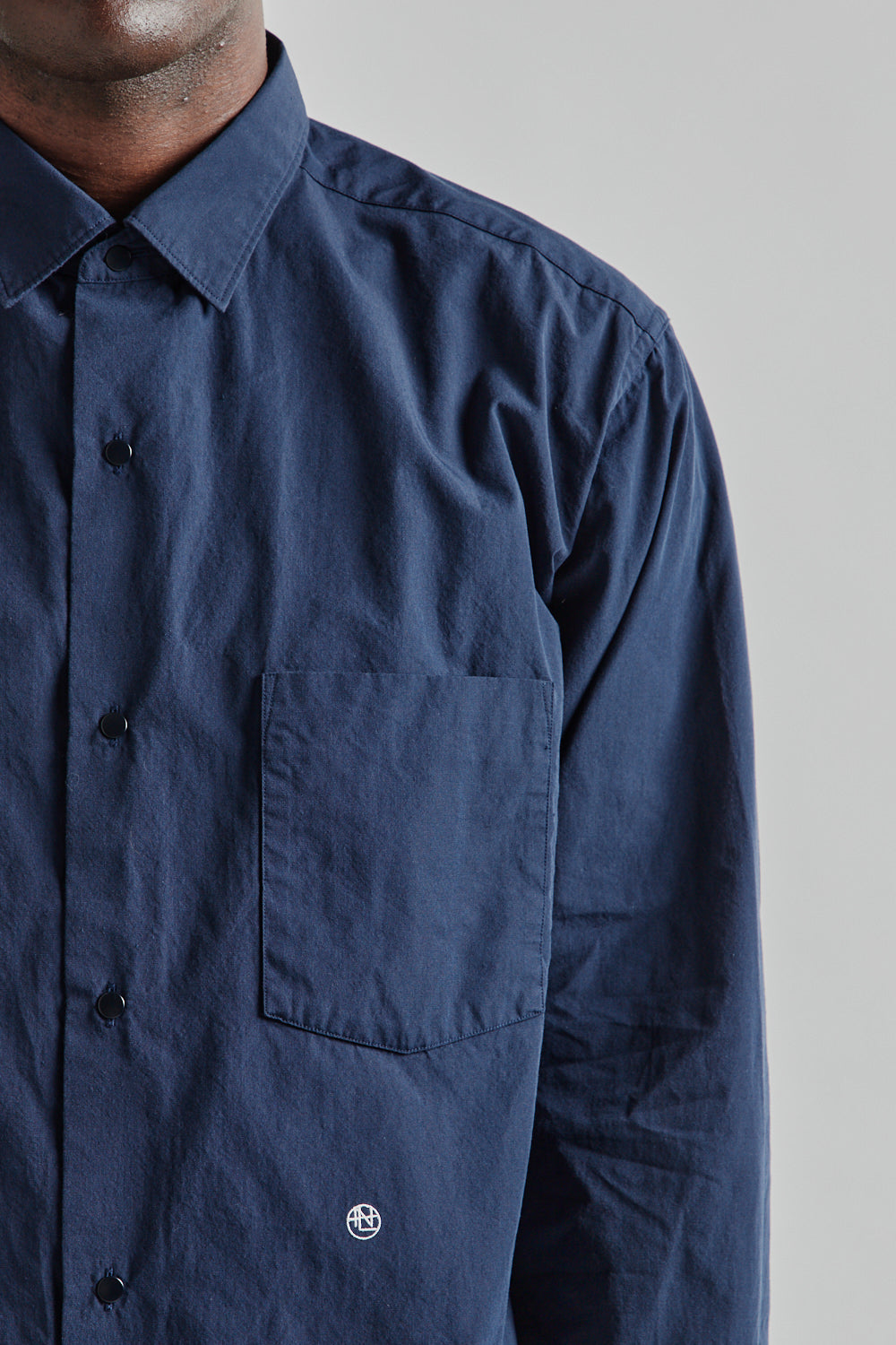 Nanamica Regular Collar Wind Shirt Dark Navy 7
