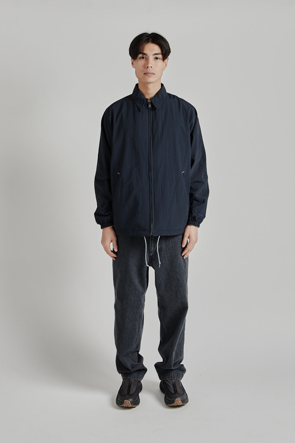 Nanamica Reversible Coach Jacket - Black | Wallace Mercantile Shop