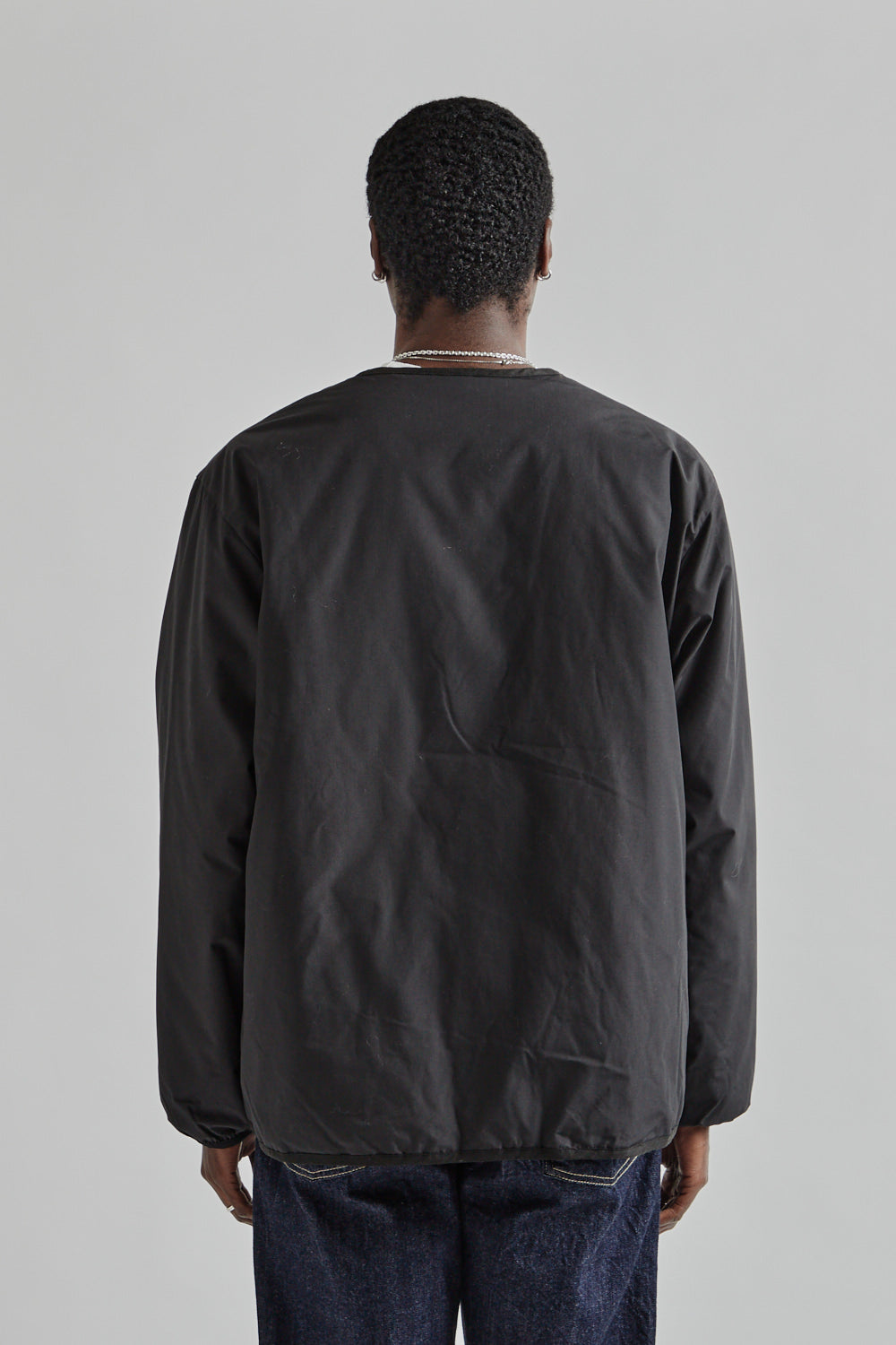 Nanamica Reversible Down Cardigan - Charcoal | Wallace Mercantile Shop