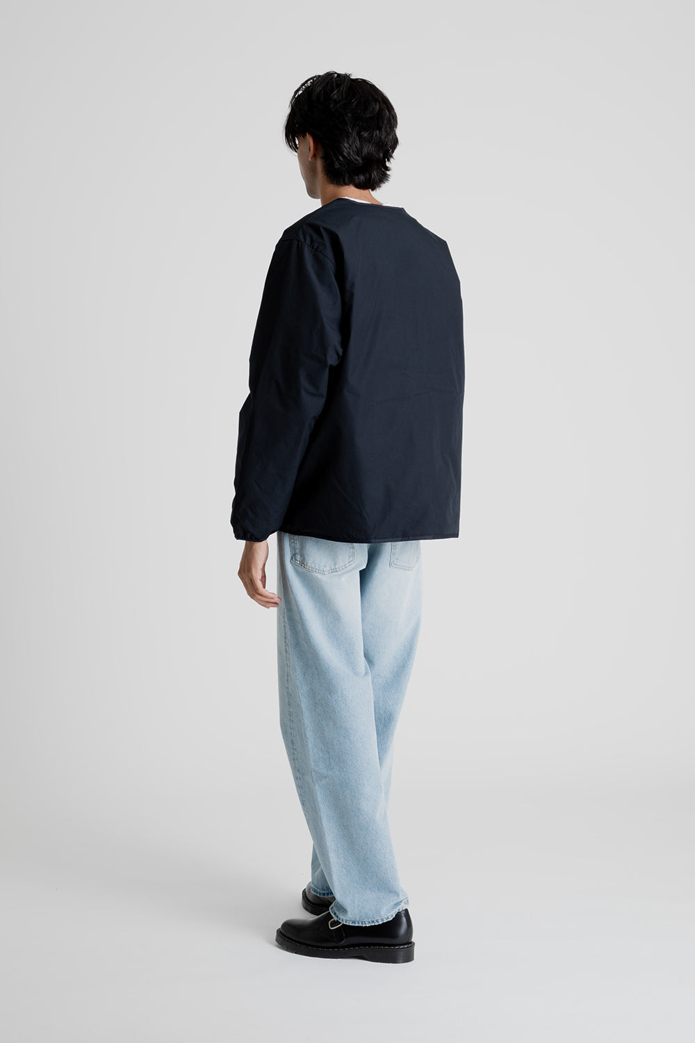 Nanamica Reversible Down Cardigan in Navy | Wallace Mercantile Shop