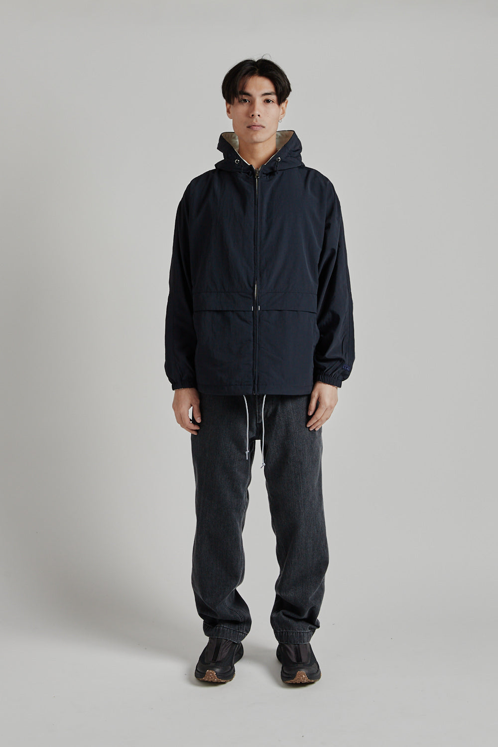 Nanamica Reversible Hooded Jacket Black 1