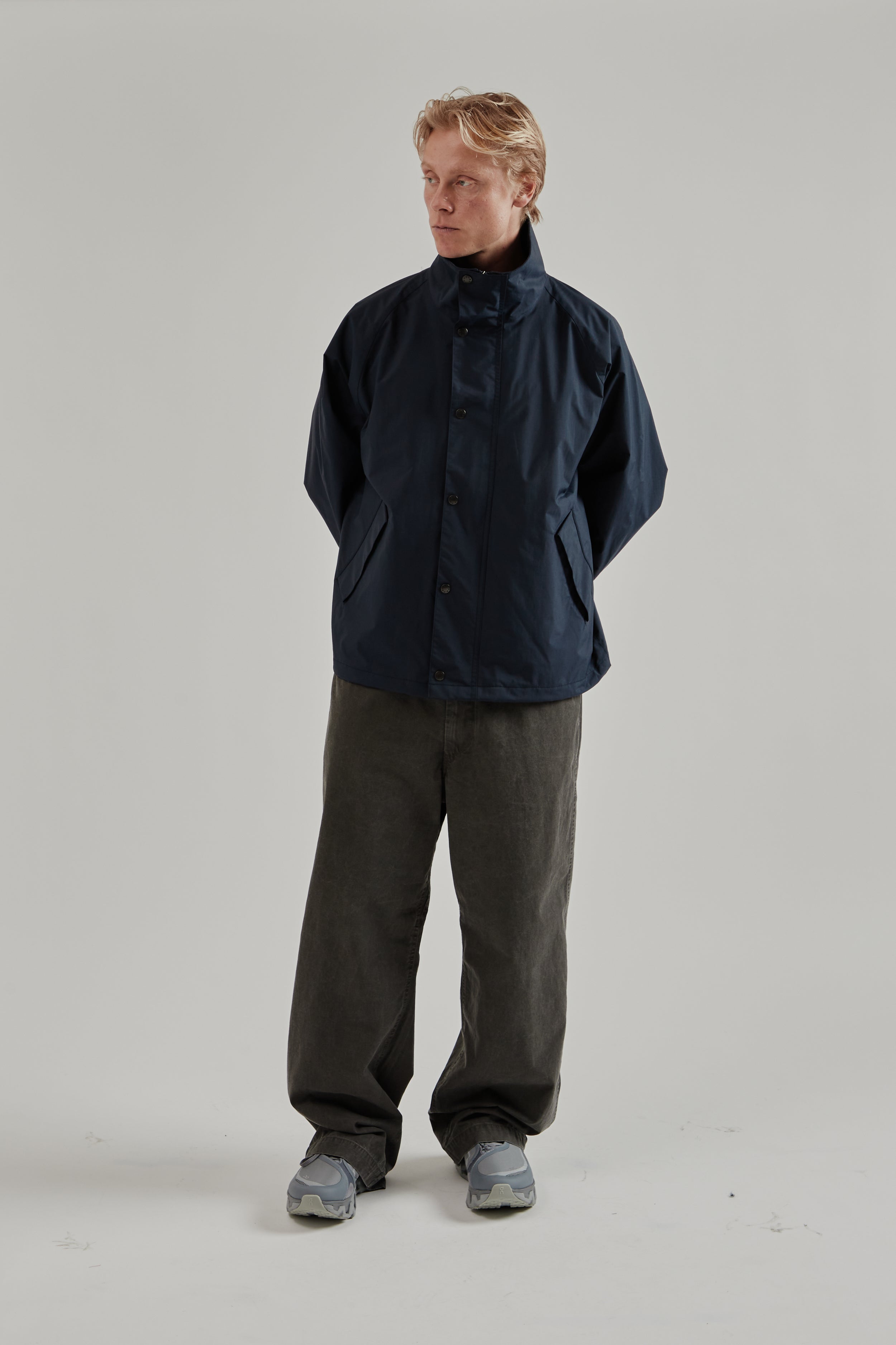 Nanamica 2L Pertex Unlimited Field Short Jacket - Navy | Wallace