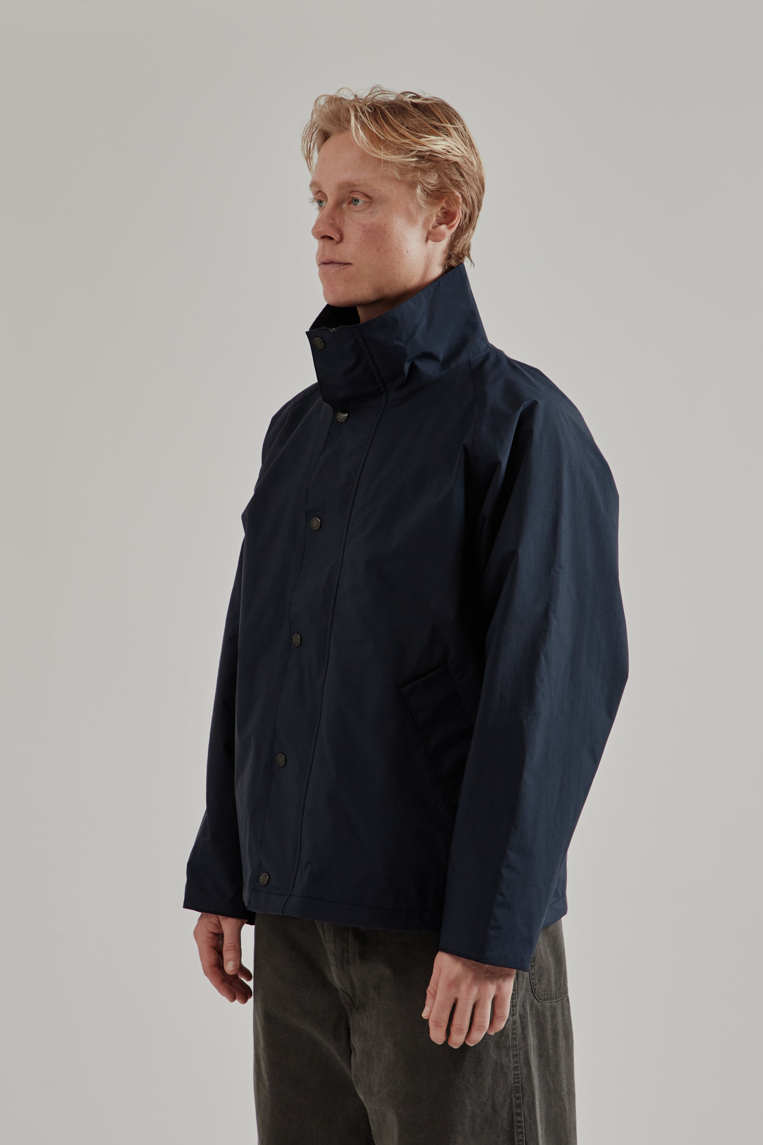 Nanamica 2L Pertex Unlimited Field Short Jacket - Navy | Wallace