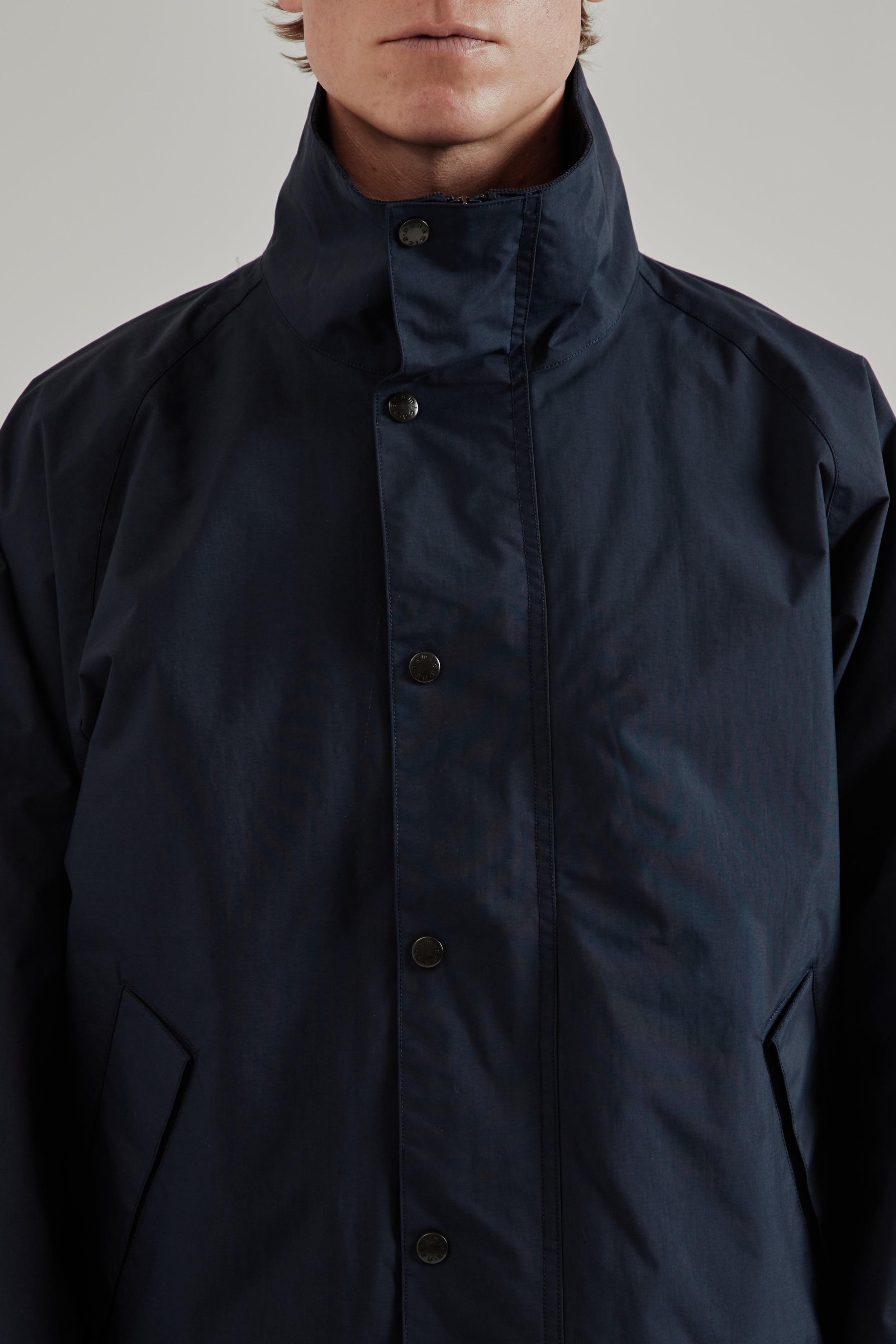 Nanamica 2L Pertex Unlimited Field Short Jacket - Navy | Wallace