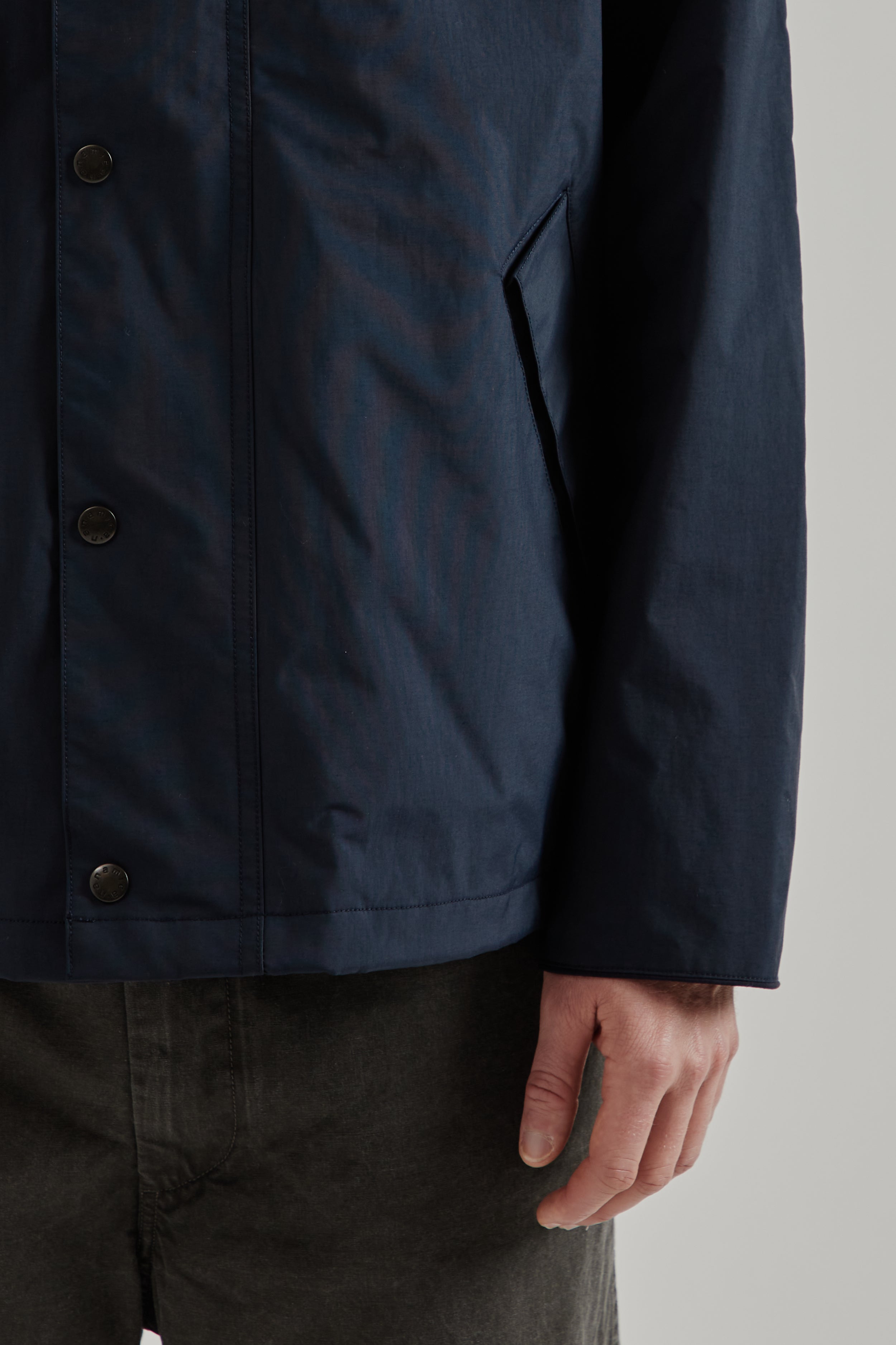 Nanamica 2L Pertex Unlimited Field Short Jacket - Navy | Wallace