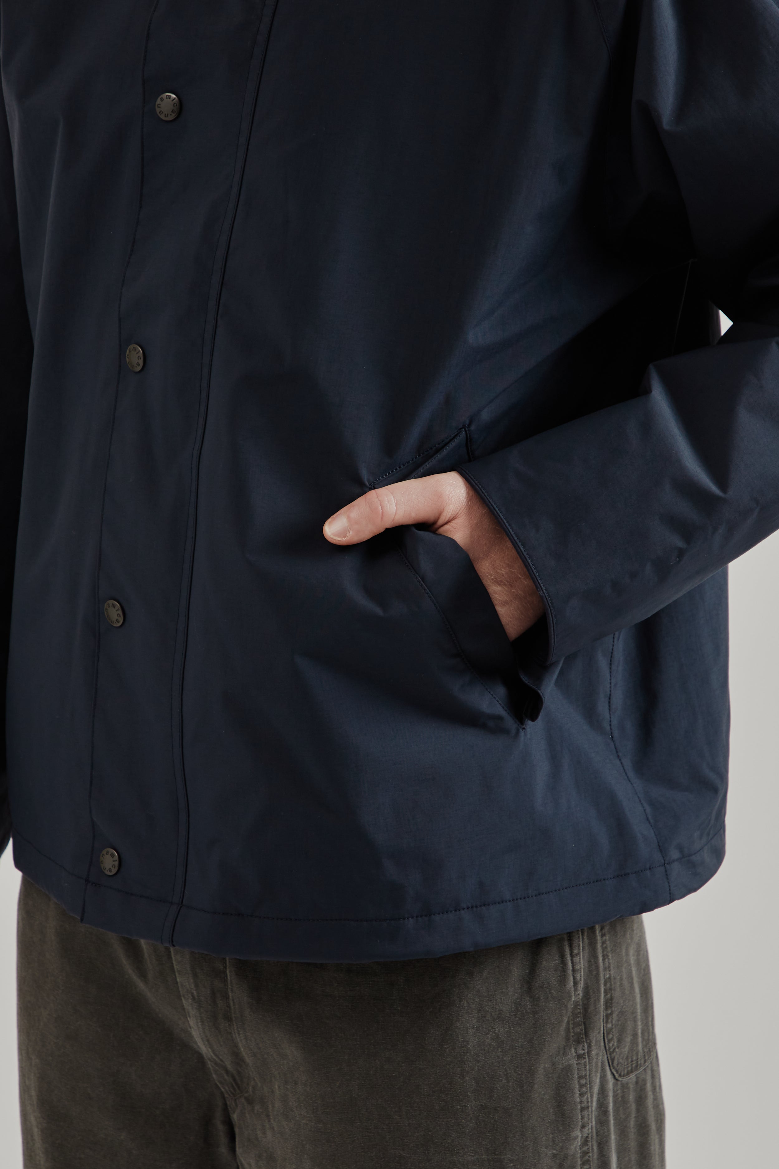 Nanamica 2L Pertex Unlimited Field Short Jacket - Navy | Wallace