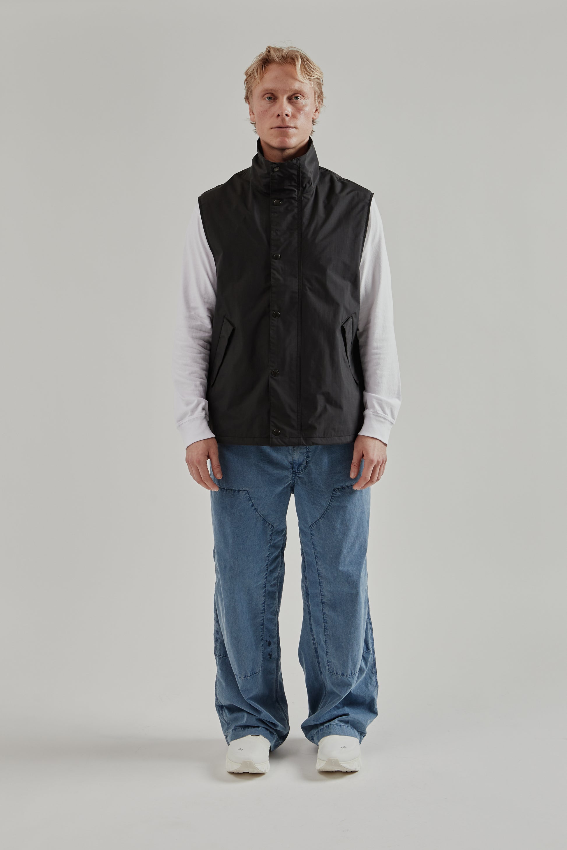 Nanamica SS26 2L Pertex Unlimited Field Vest Black 1