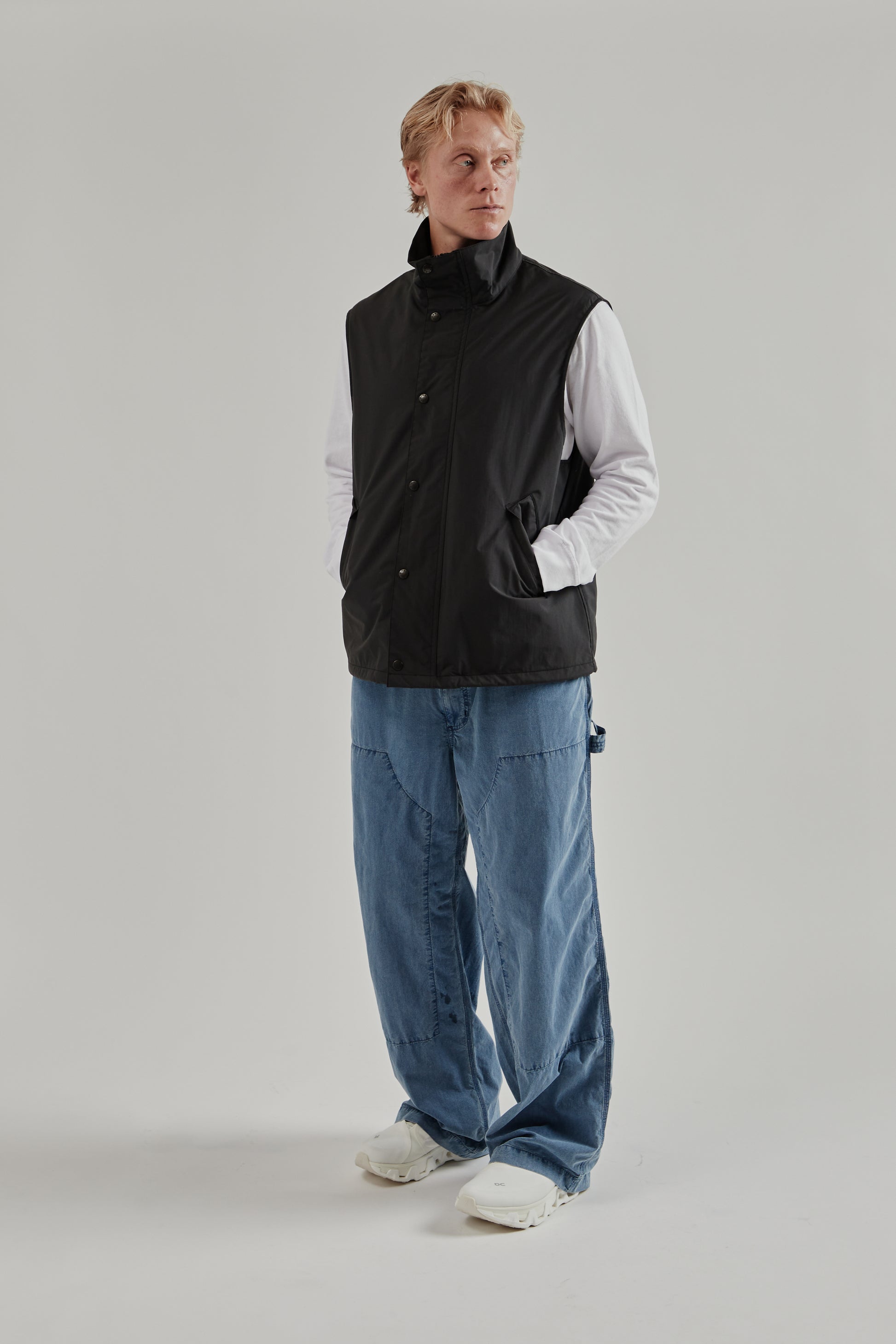 Nanamica SS26 2L Pertex Unlimited Field Vest Black 12
