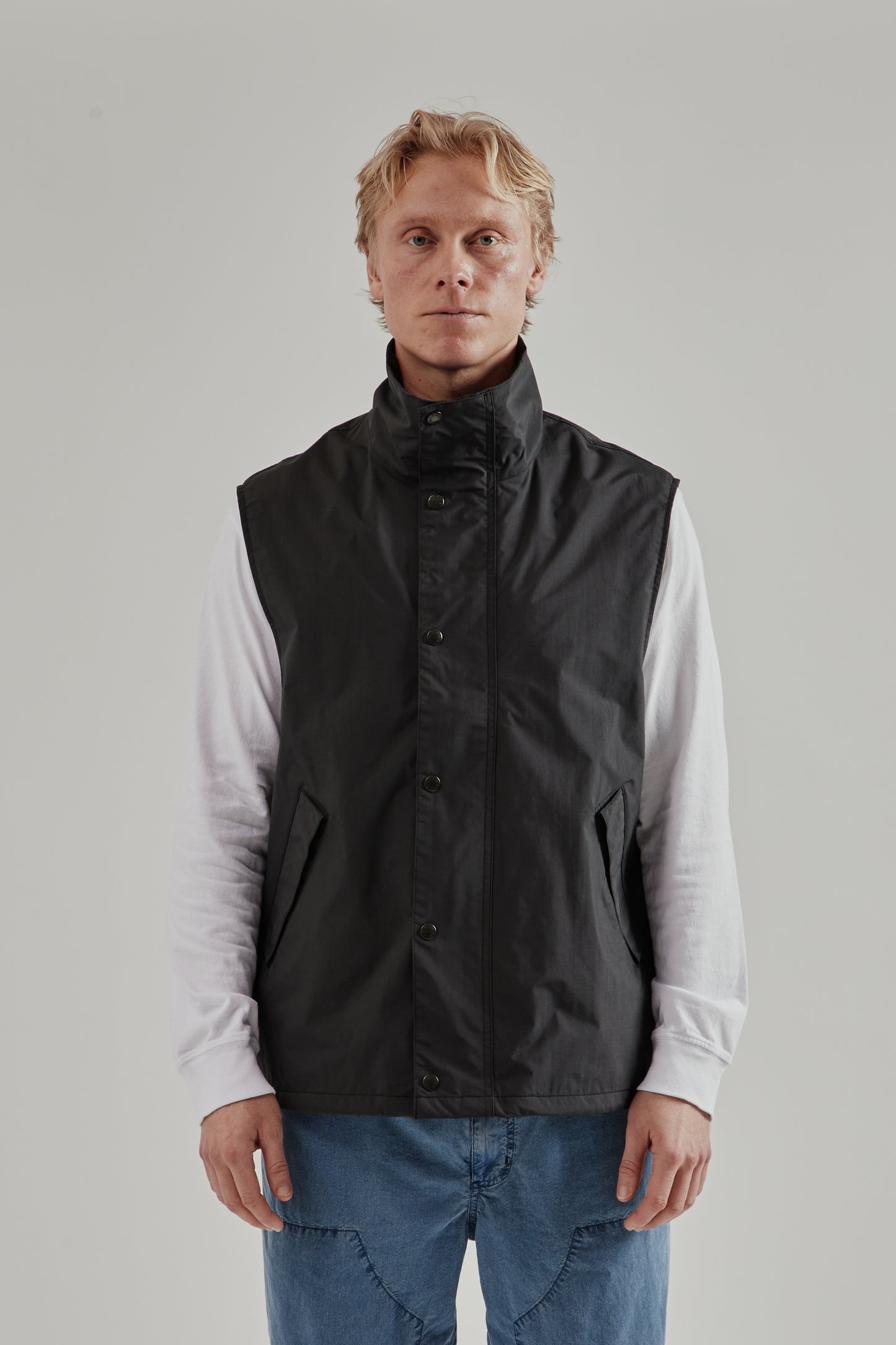 Nanamica SS26 2L Pertex Unlimited Field Vest Black 2