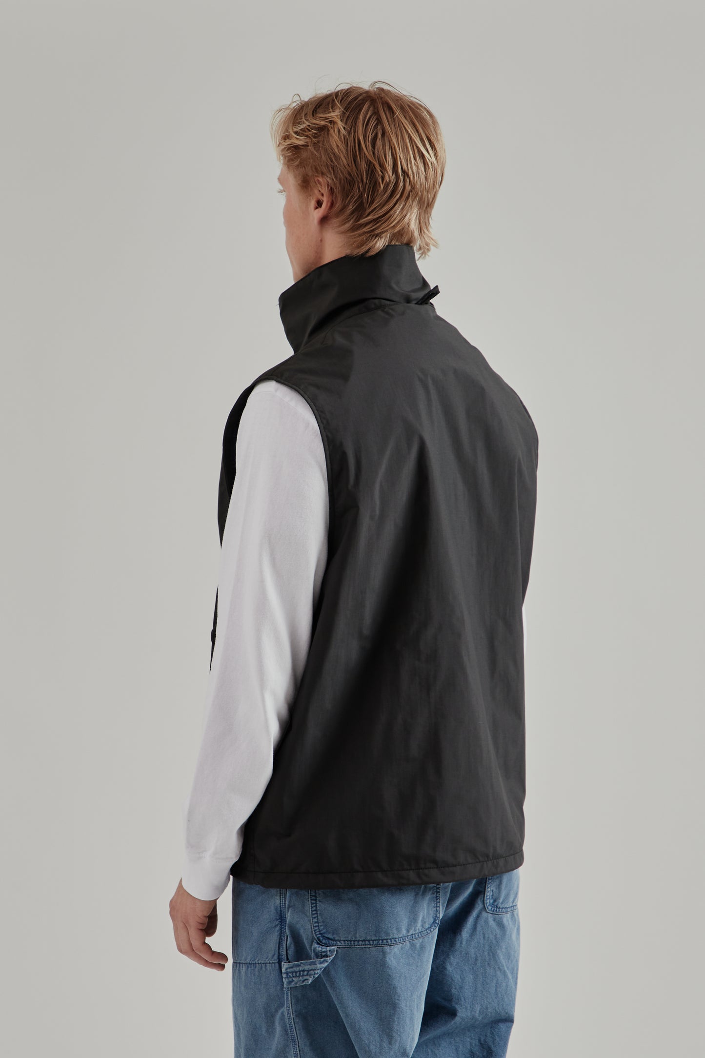 Nanamica SS26 2L Pertex Unlimited Field Vest Black 4