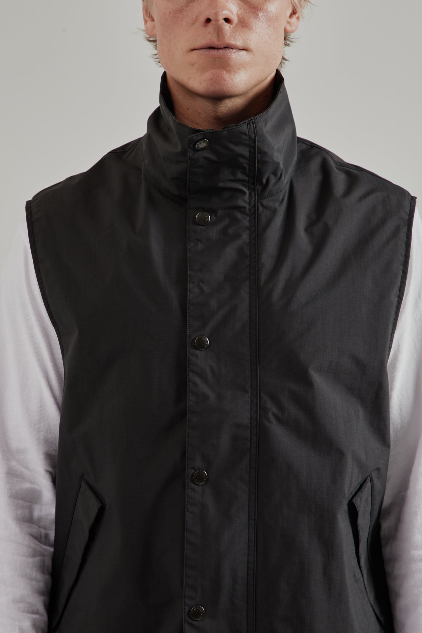 Nanamica SS26 2L Pertex Unlimited Field Vest Black 6