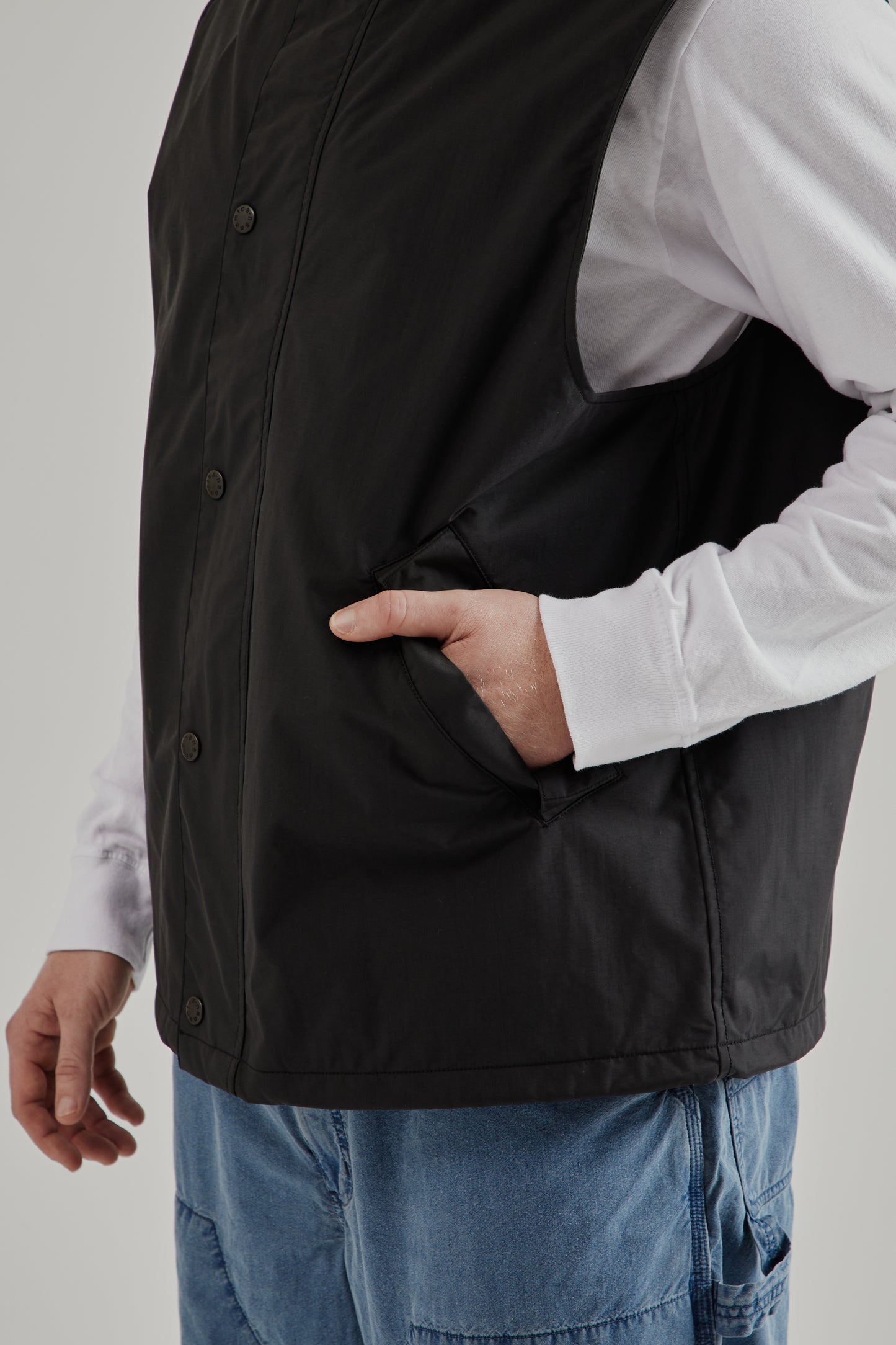 Nanamica SS26 2L Pertex Unlimited Field Vest Black 9