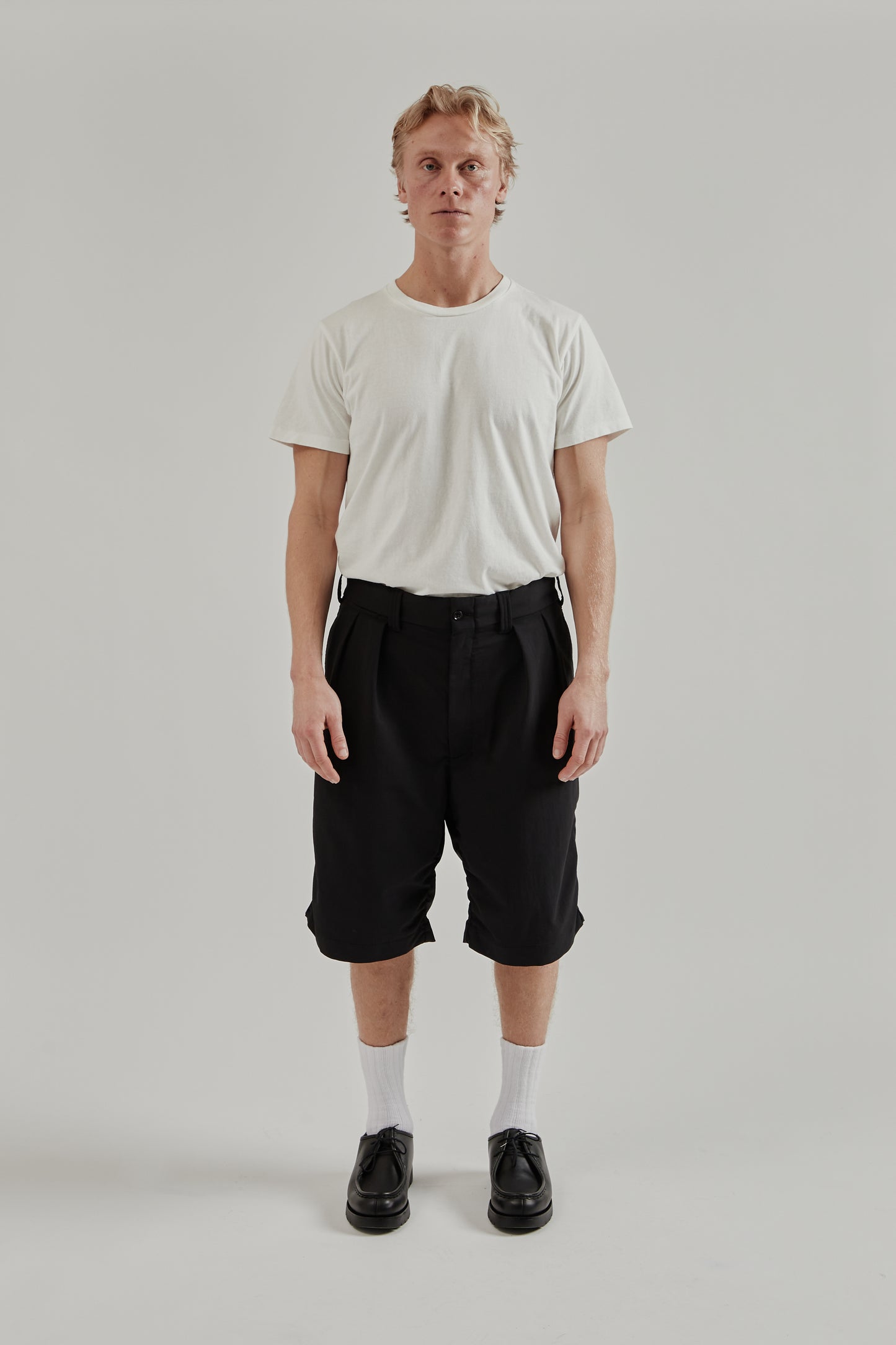 Nanamica SS26 Alphadry Double Pleat Shorts Black 1 fd803b14-1935-4c3f-a3f3-dc113cf406ef