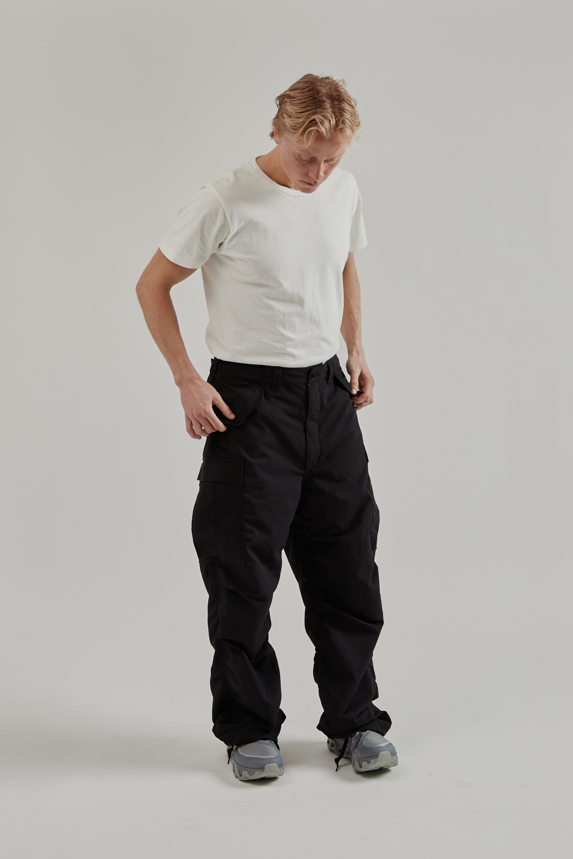 Nanamica SS26 Alphadry Field Cargo Pants Black 10