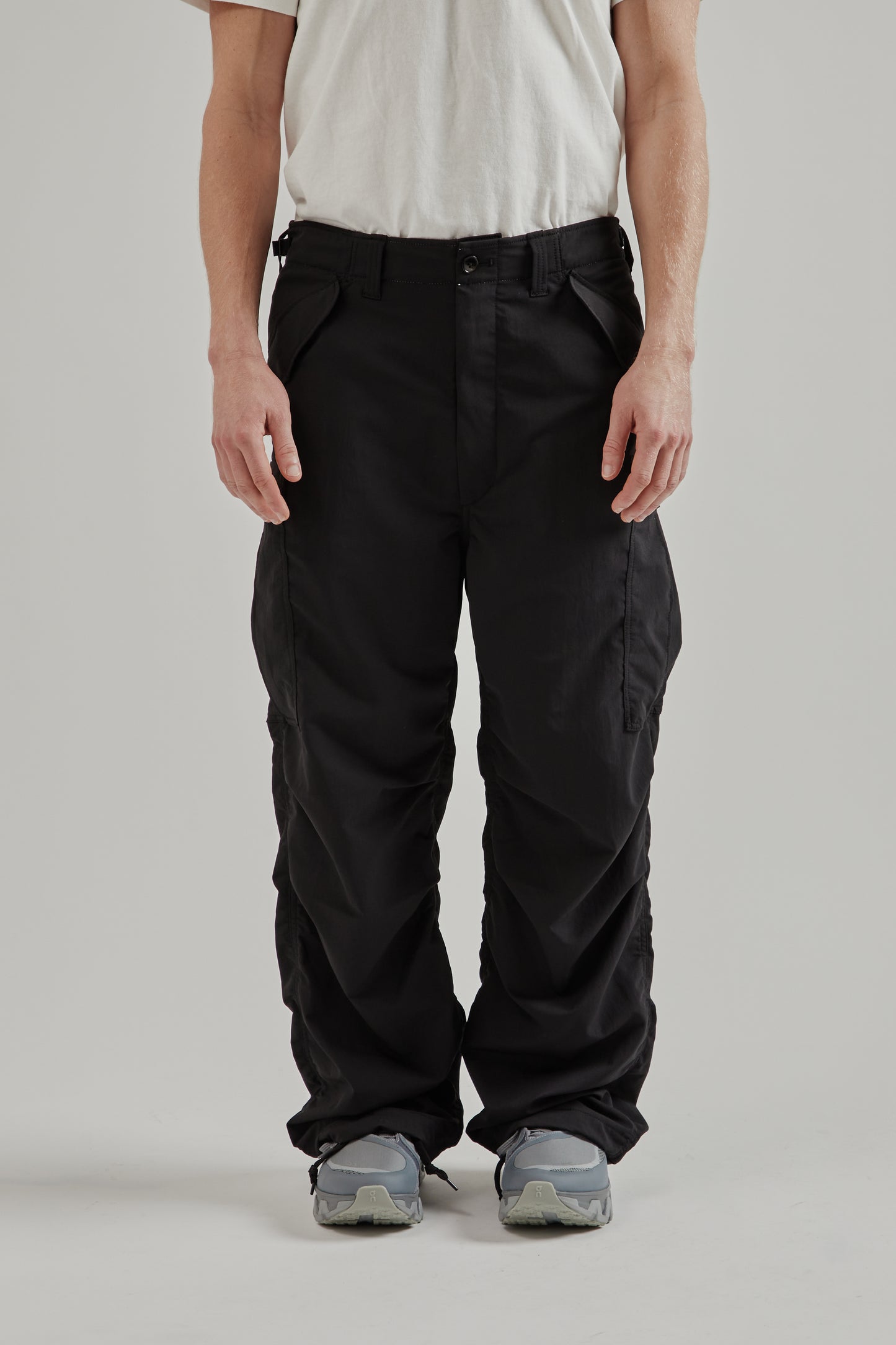 Nanamica SS26 Alphadry Field Cargo Pants Black 2