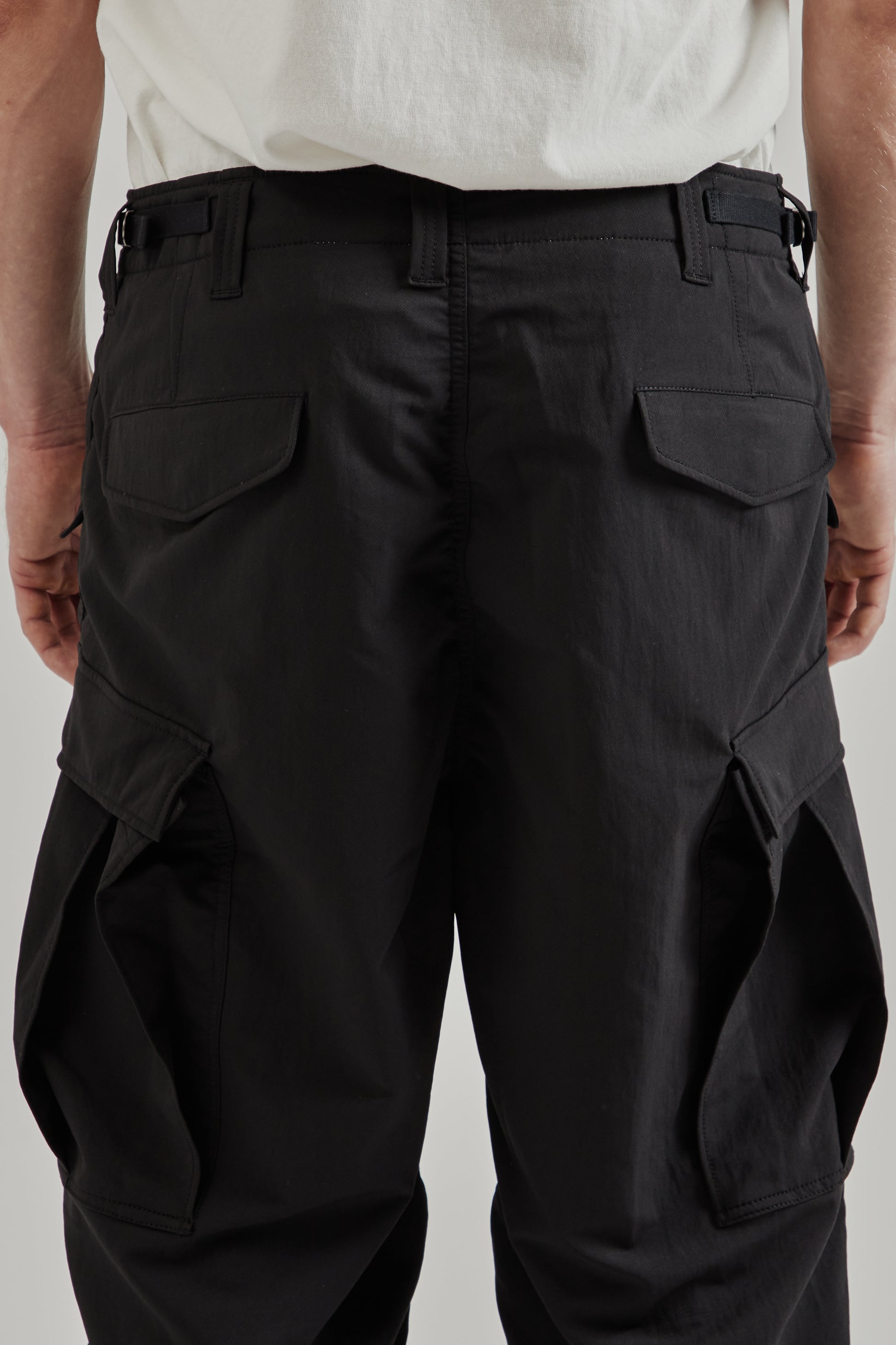 Nanamica SS26 Alphadry Field Cargo Pants Black 5