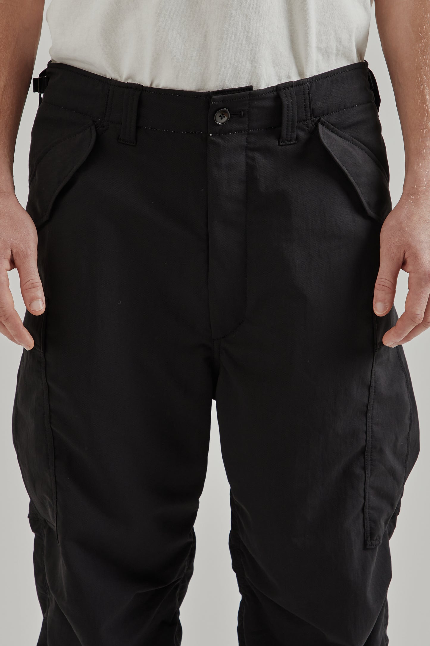 Nanamica SS26 Alphadry Field Cargo Pants Black 6
