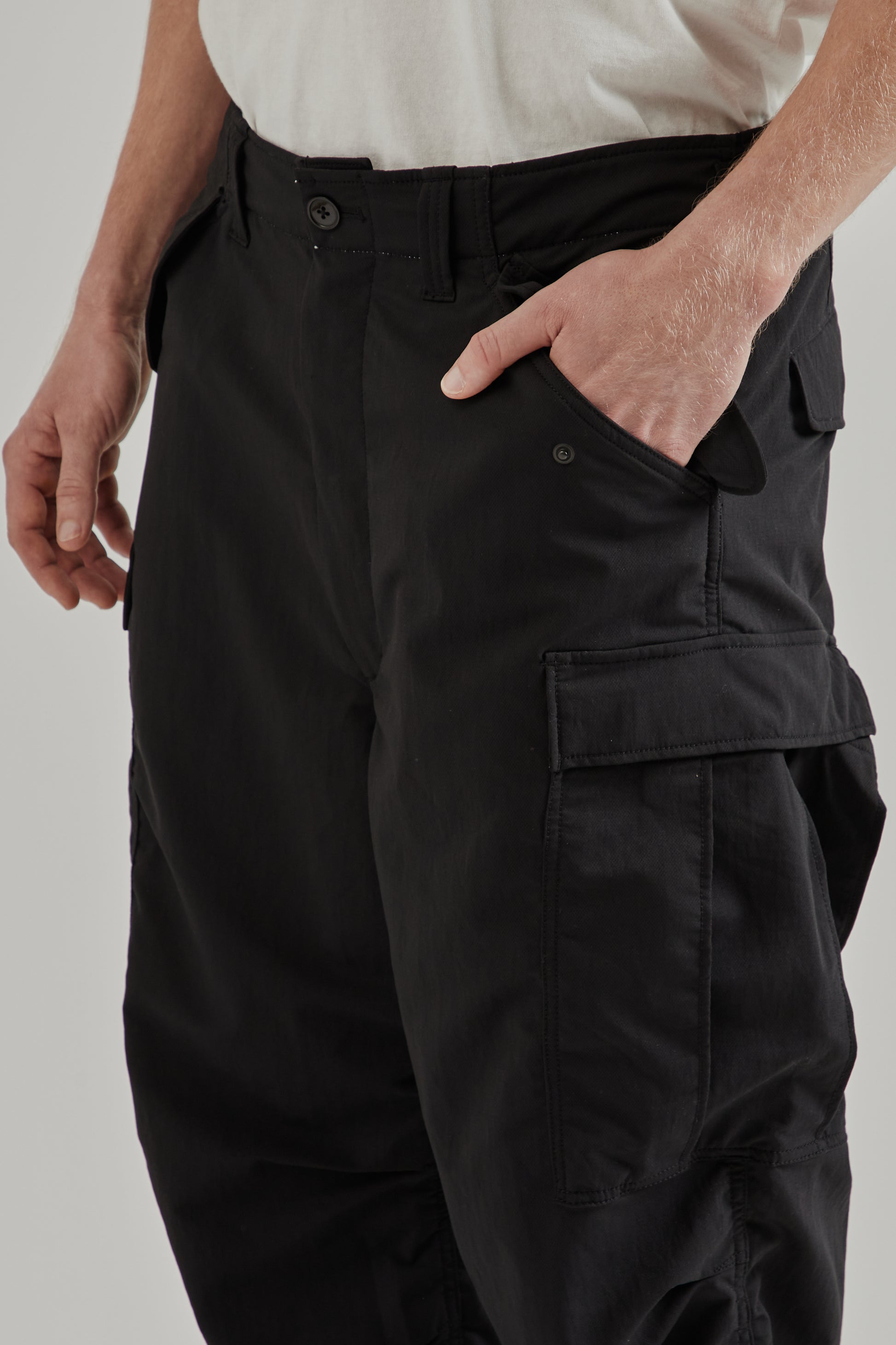 Nanamica SS26 Alphadry Field Cargo Pants Black 7