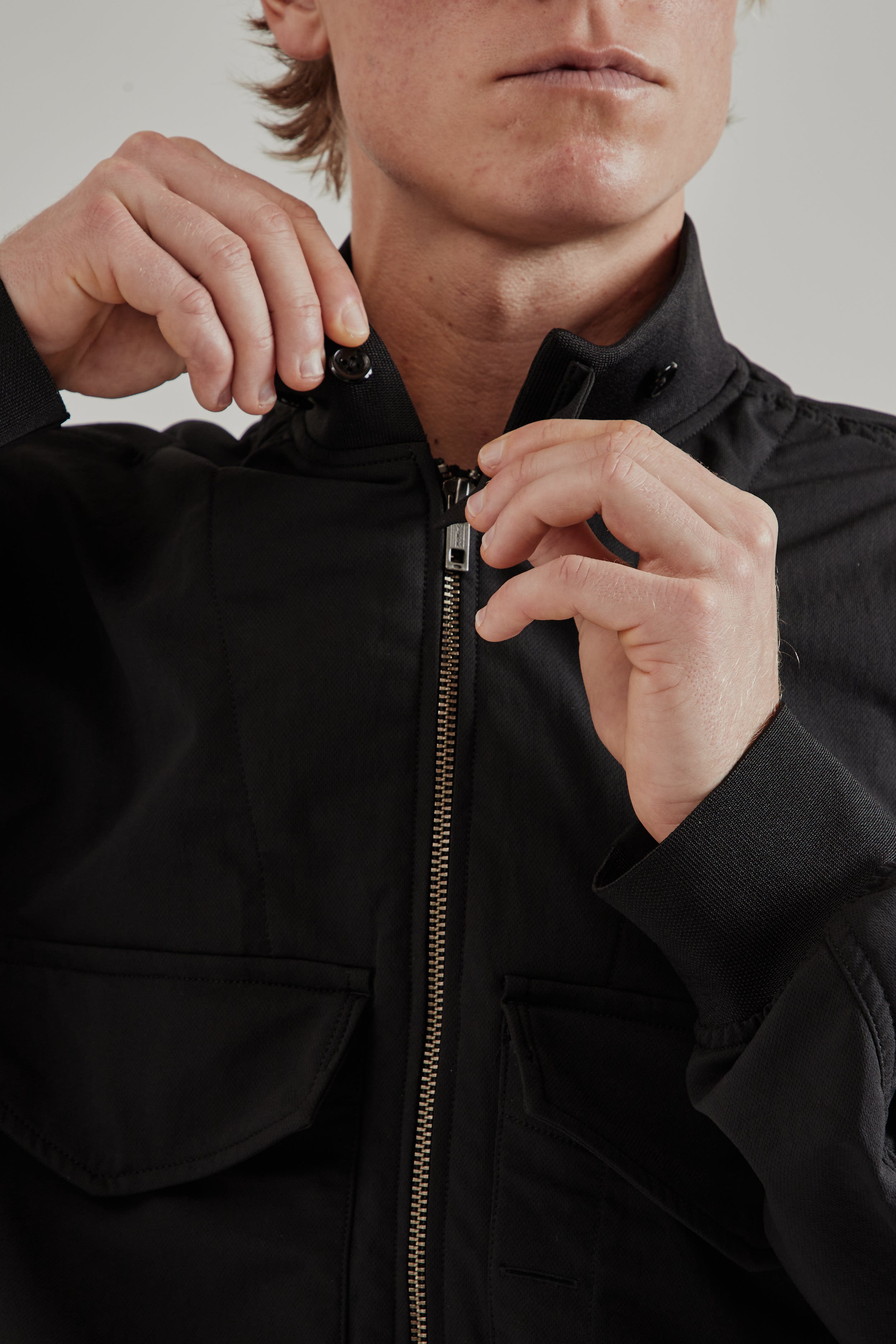 Nanamica Alphadry Field Jacket - Black | Wallace Mercantile Shop