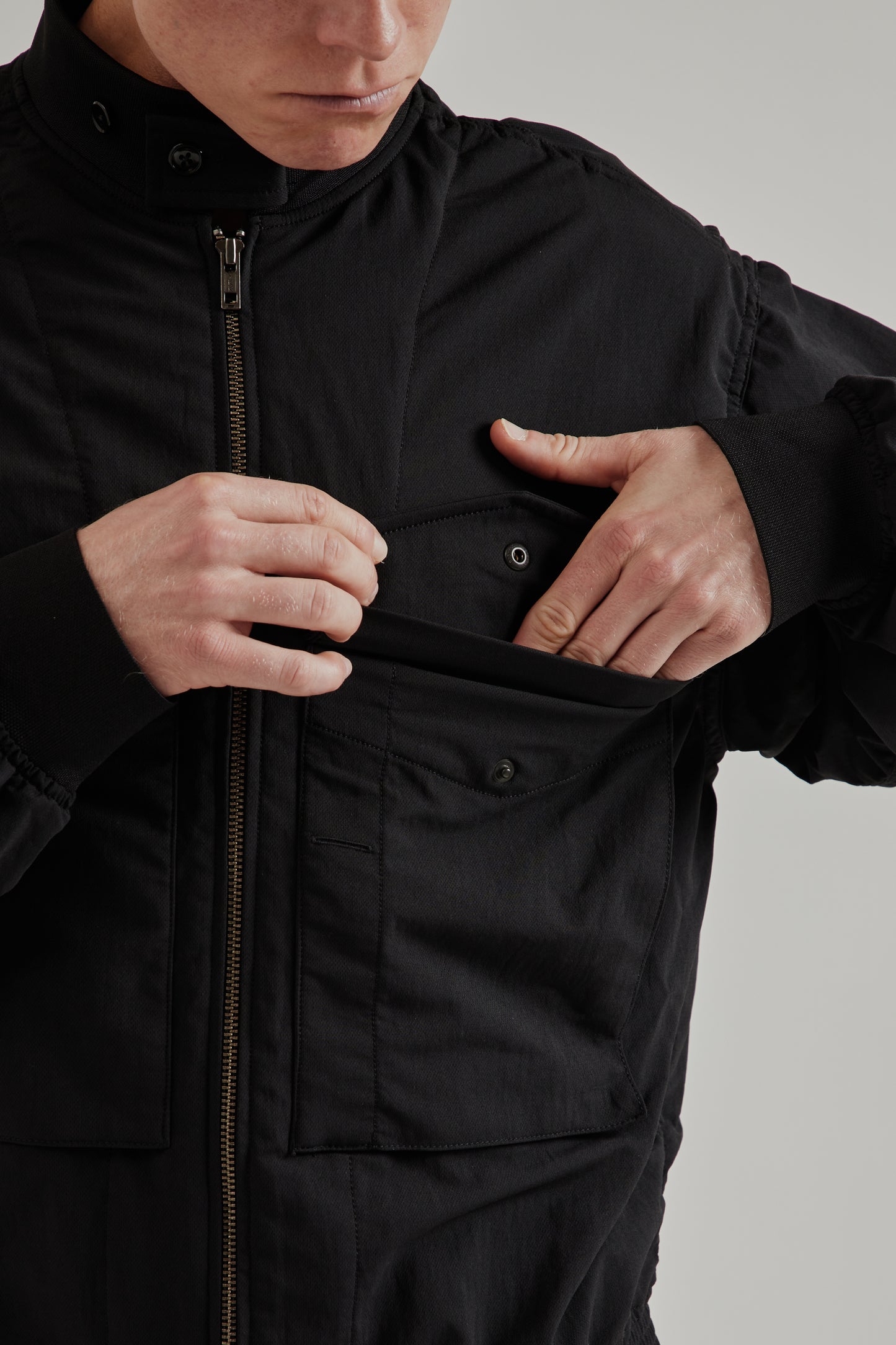 Nanamica SS26 Alphadry Field Jacket Black 9