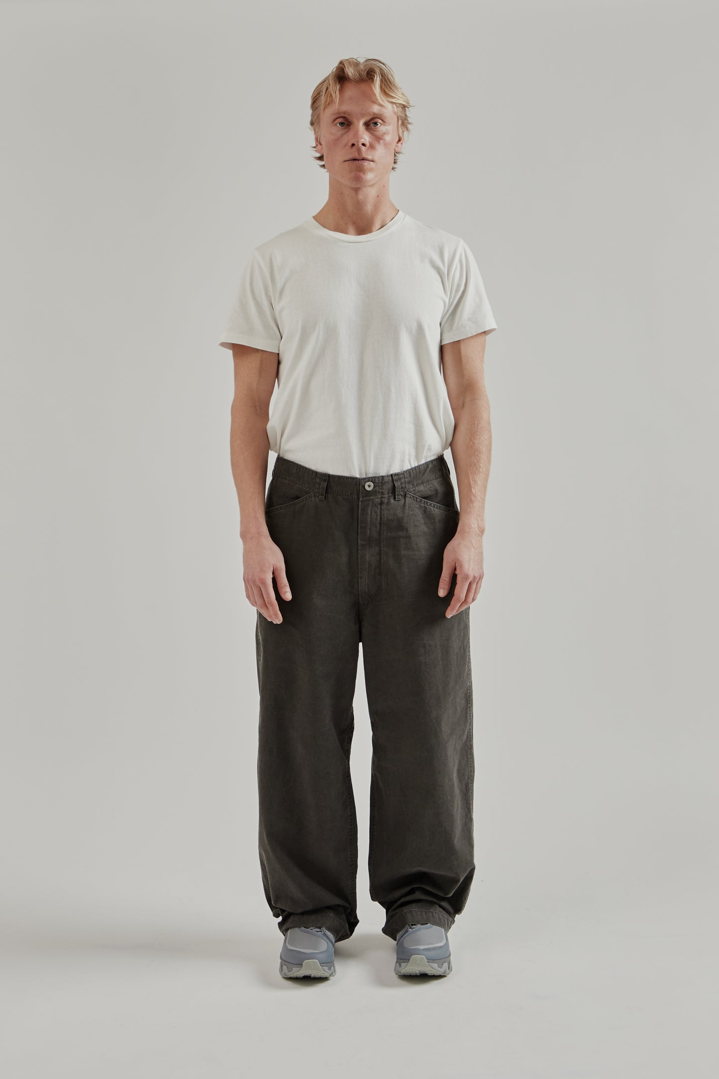 Nanamica SS26 Field Pants Fade Gray 2