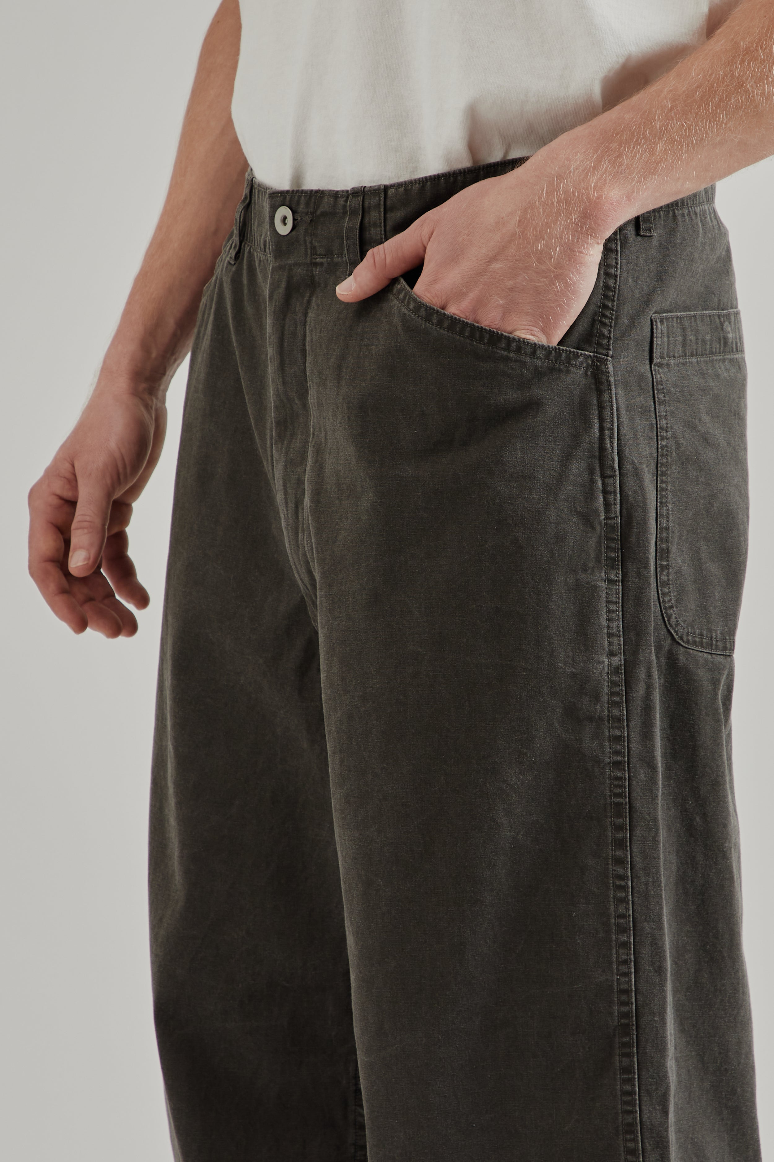 Nanamica Field Pants - Fade Gray | Wallace Mercantile Shop