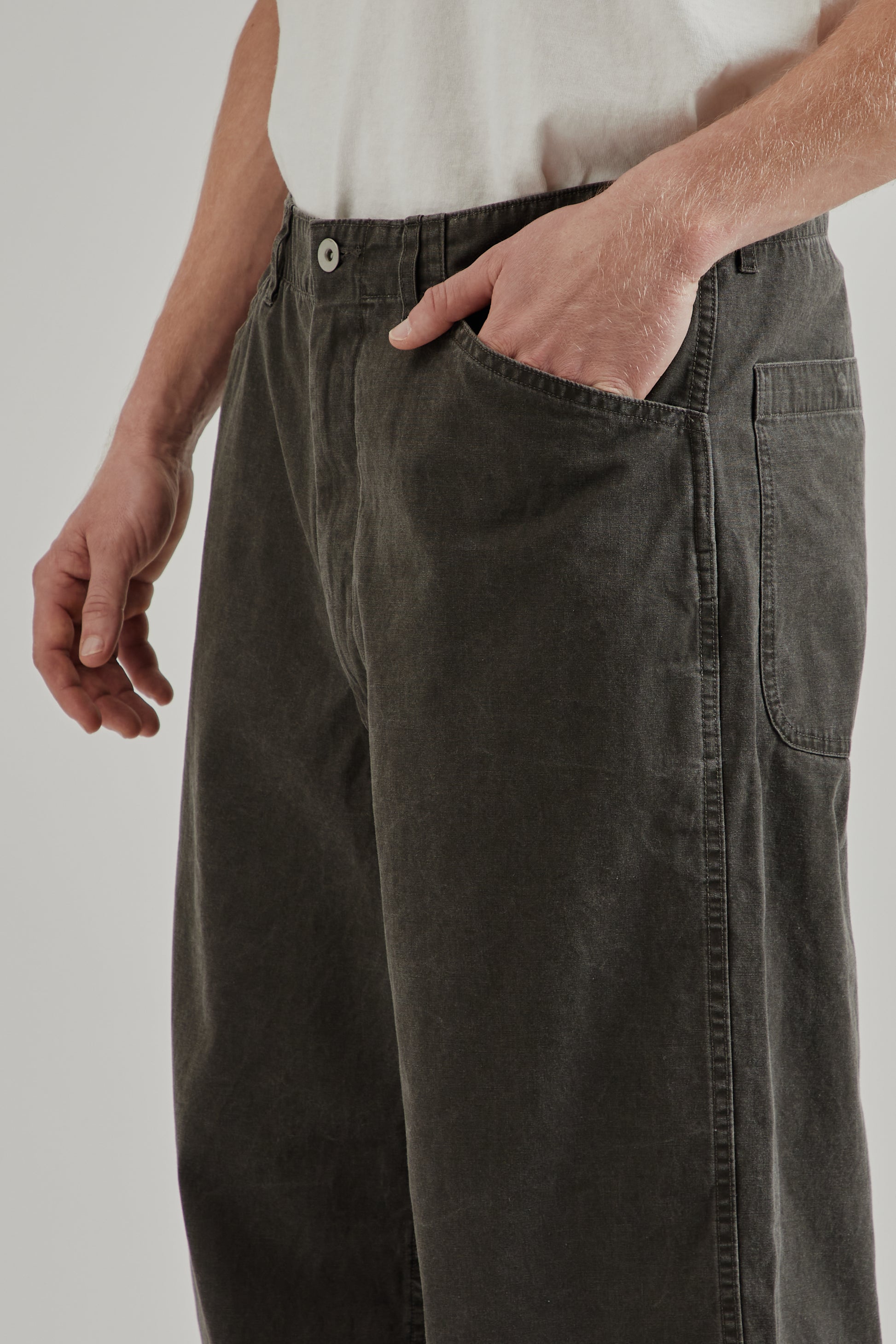 Nanamica SS26 Field Pants Fade Gray 6