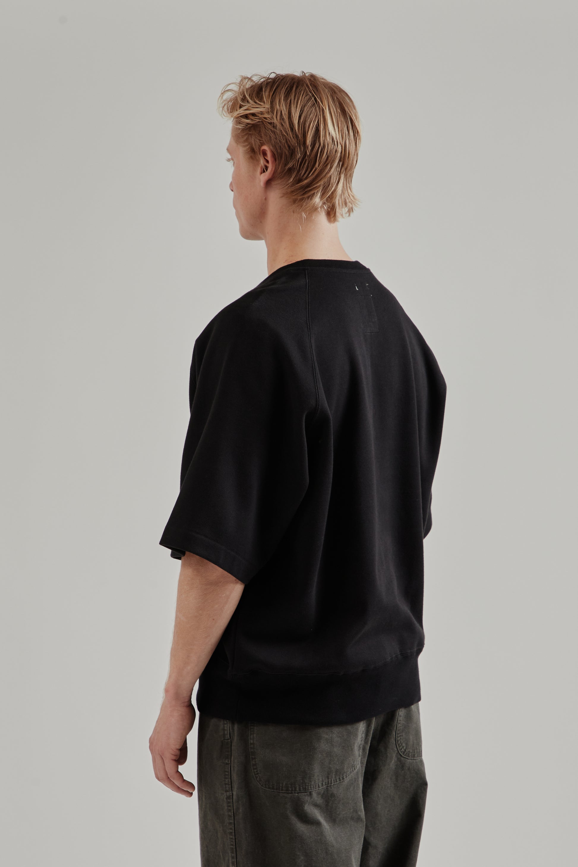 Nanamica SS26 Half Zip Sweat Black 4